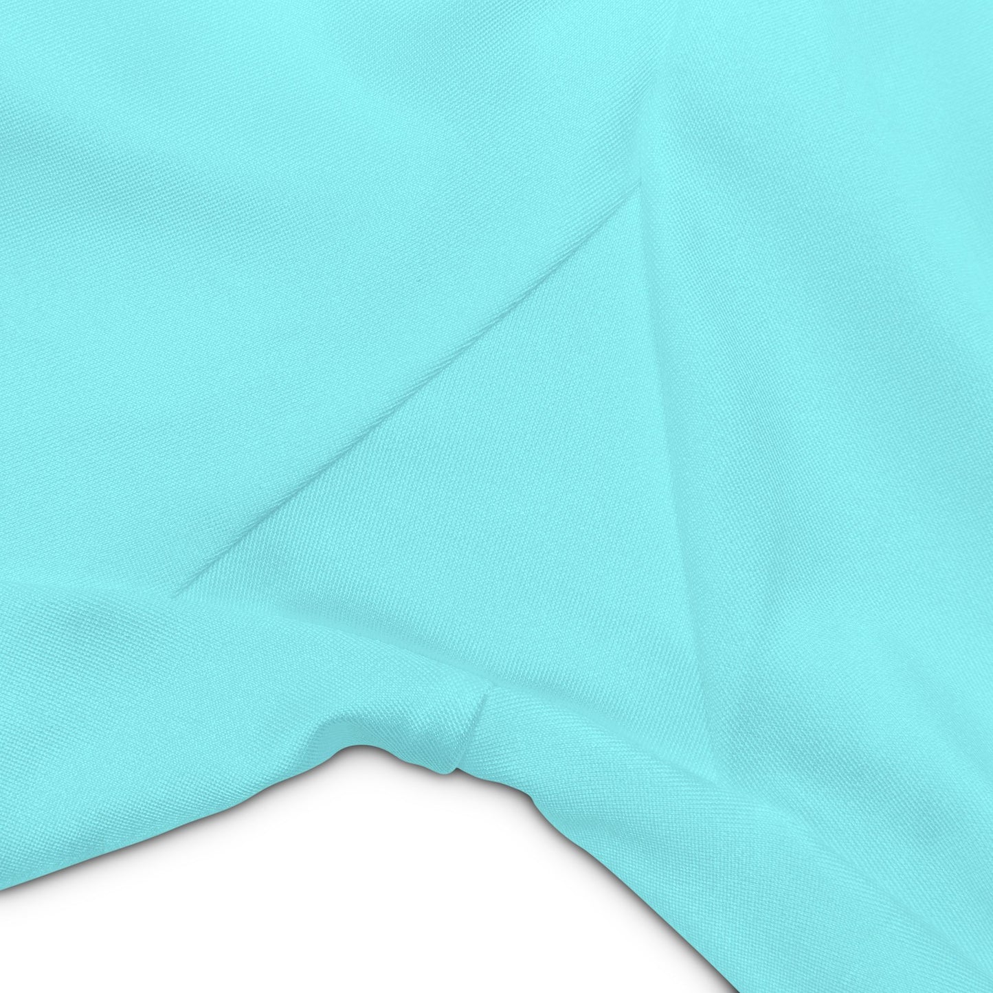 Pale Cyan Women's Workout Shorts — Solid High-Waist Biker Shorts for Exercise & Everyday Wear