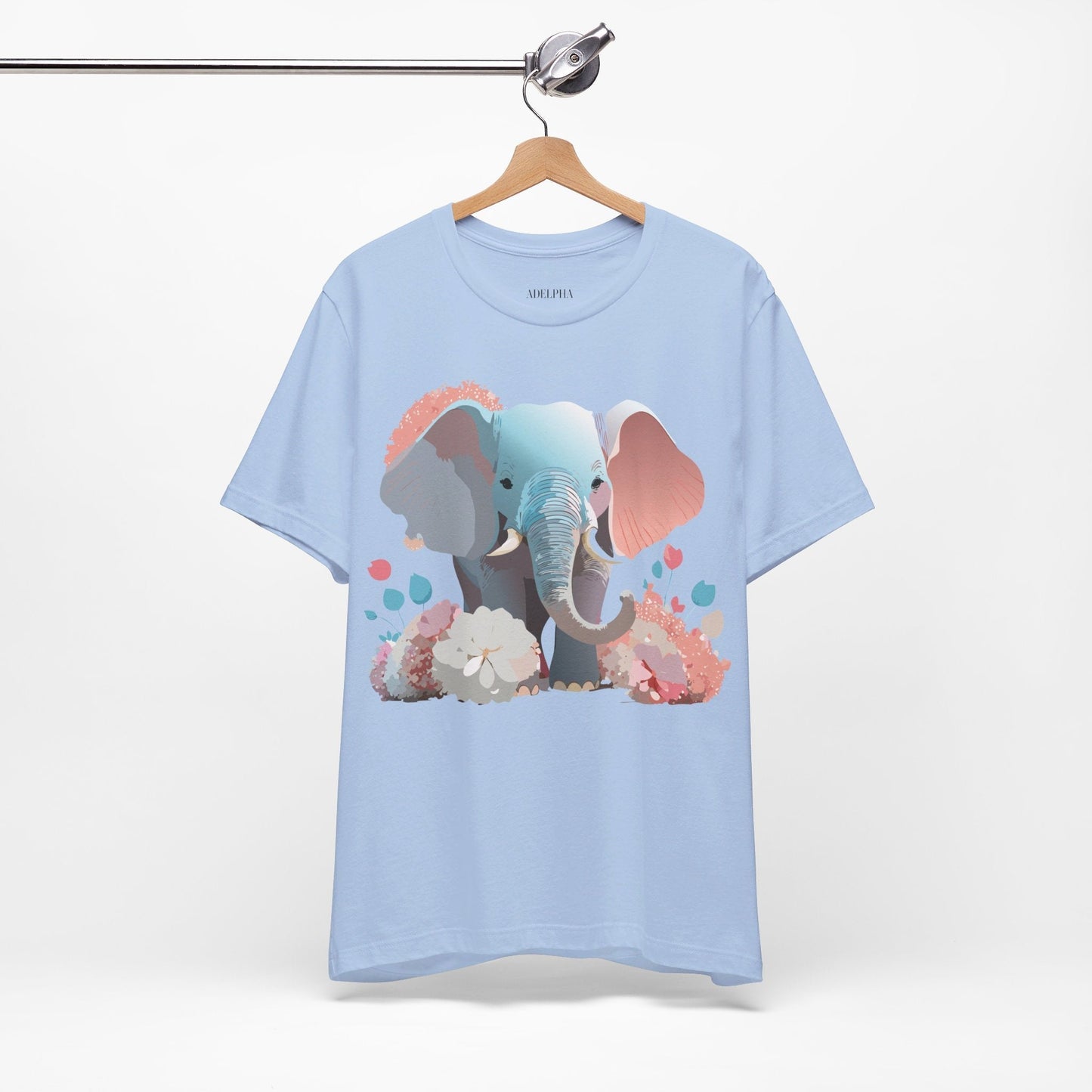 Elephant Graphic T Shirt By Adelpha Unisex Jersey Short Sleeve Artwork Tee Vintage Inspired
