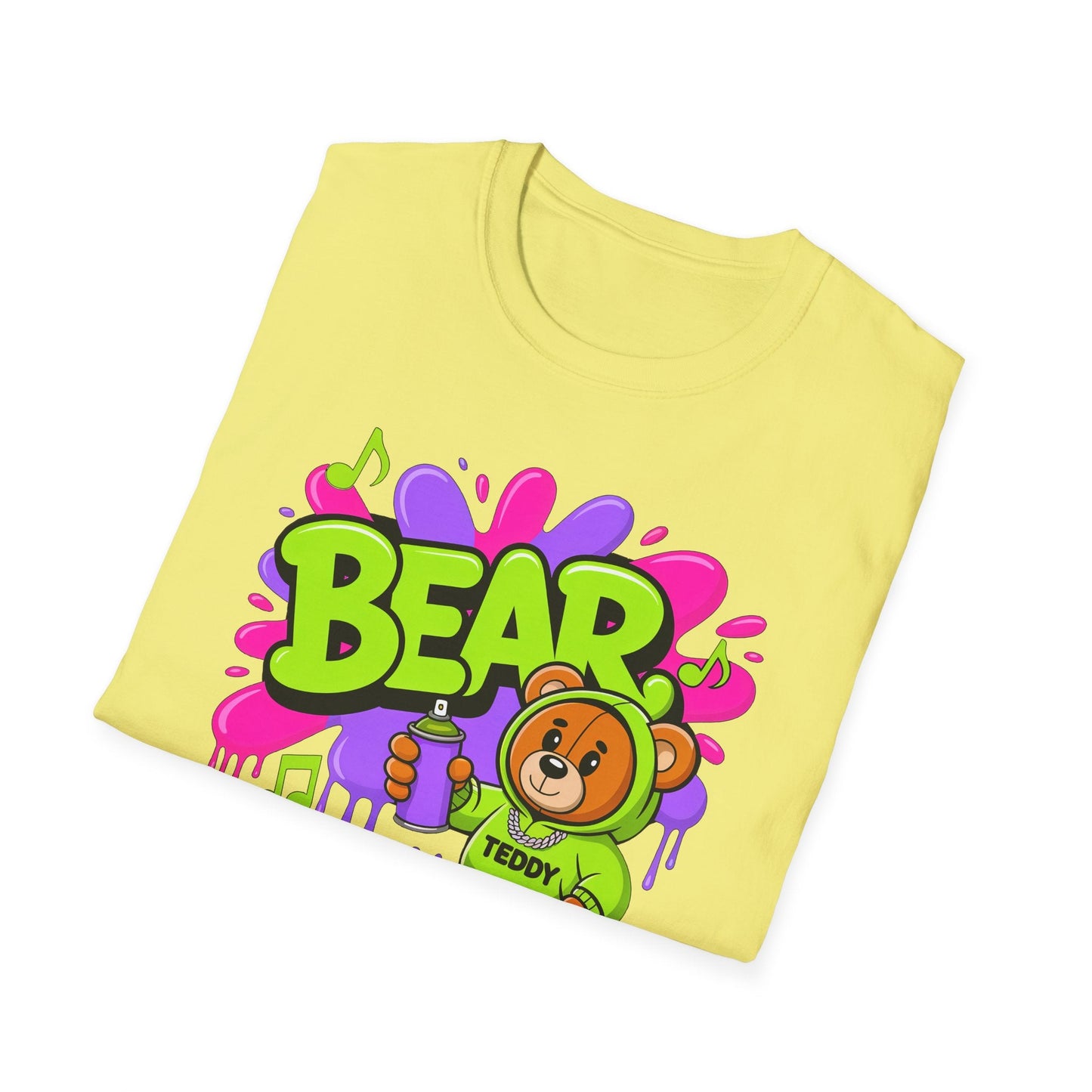 Funny Cartoon Animals T Shirt Unisex Graphic Tee Animation Softstyle Gildan 64000 Ring Spun Cotton