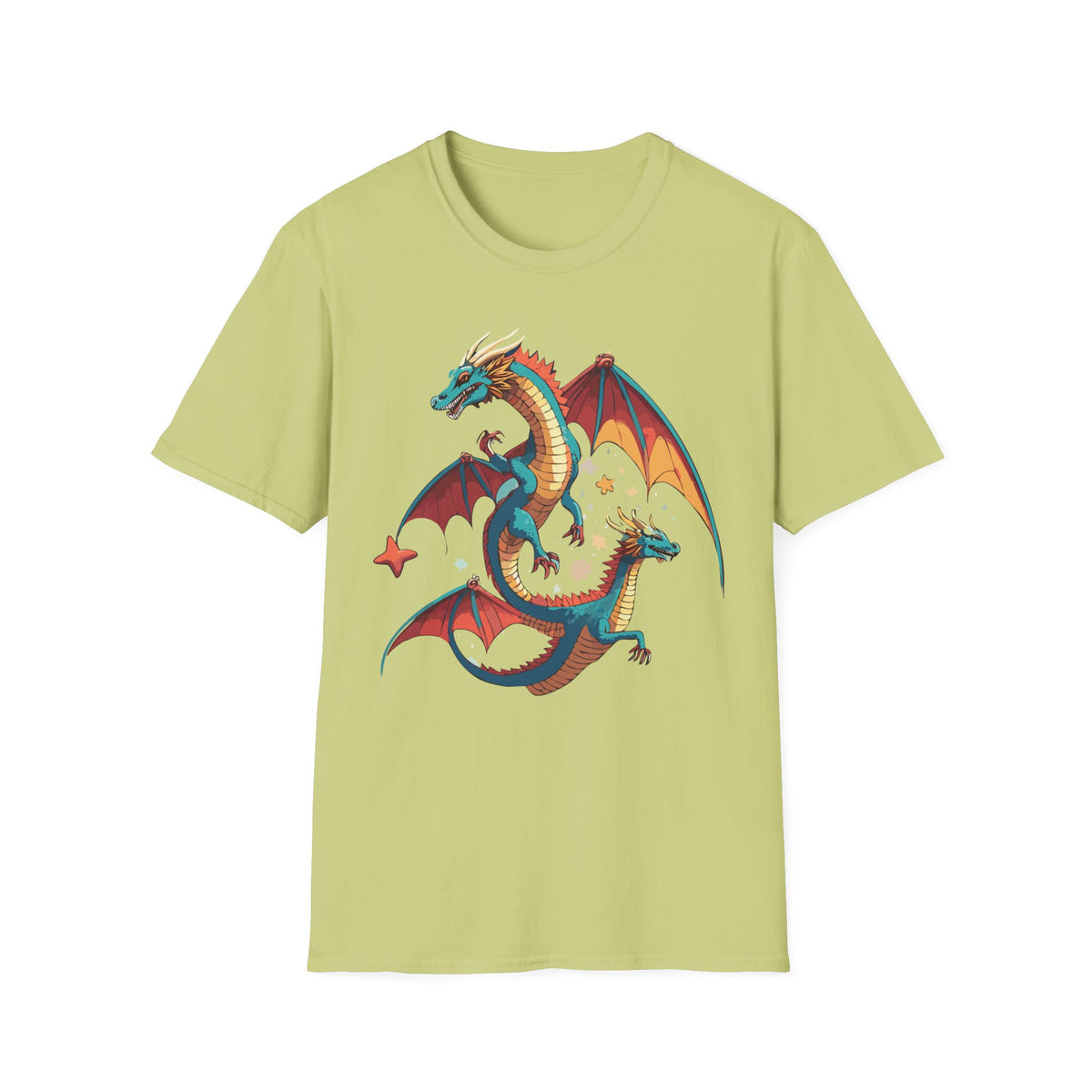 Dragon Graphic Tee Gildan Unisex 100 Cotton Tee Shirt with Animal a38
