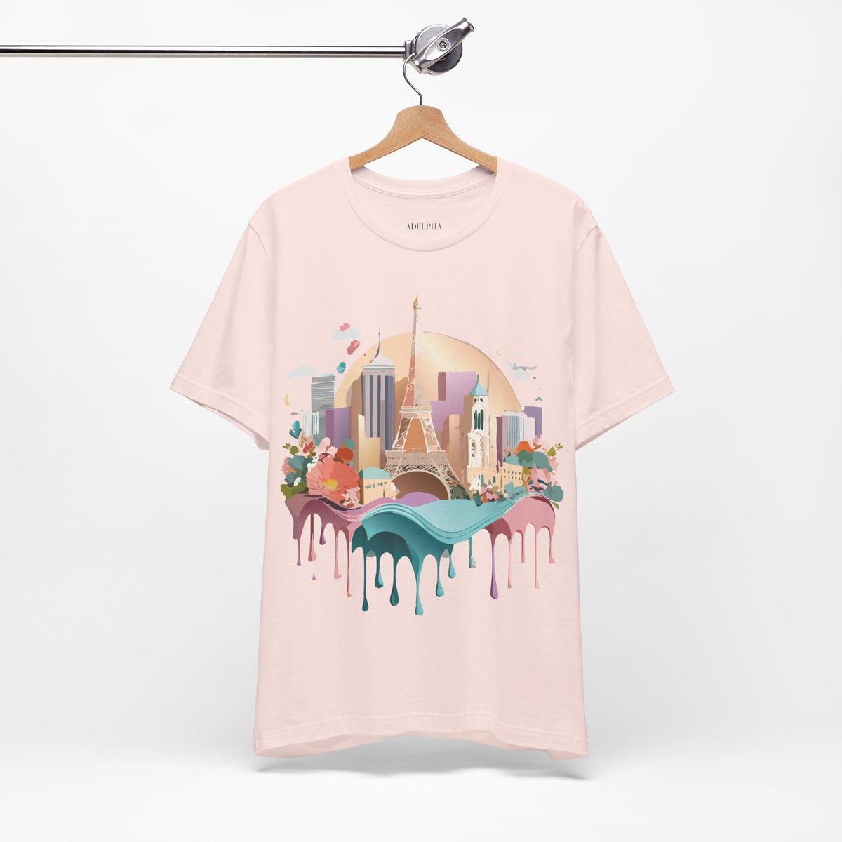 Unisex Cotton Bella+Canvas Tee with Paris