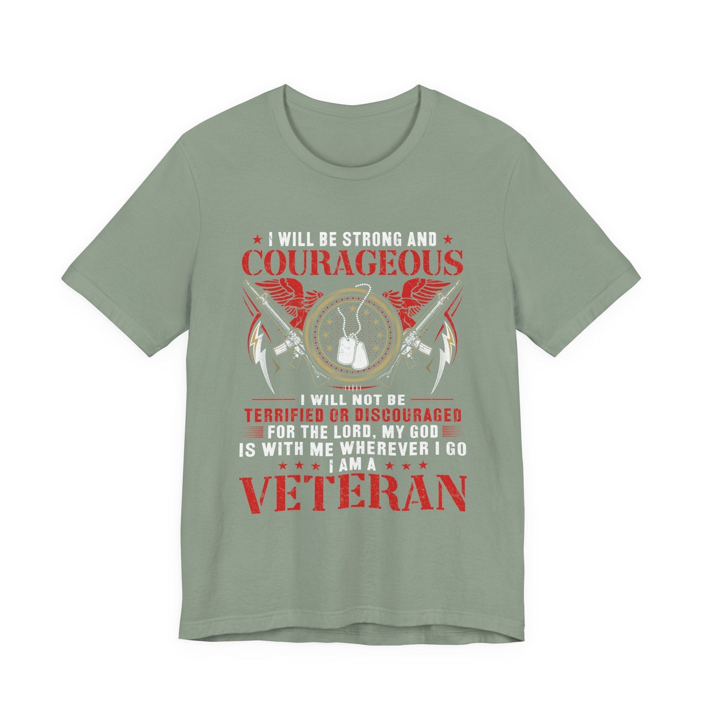 Army Veteran Patriotic Graphic Design Unisex Cotton T-Shirt v37