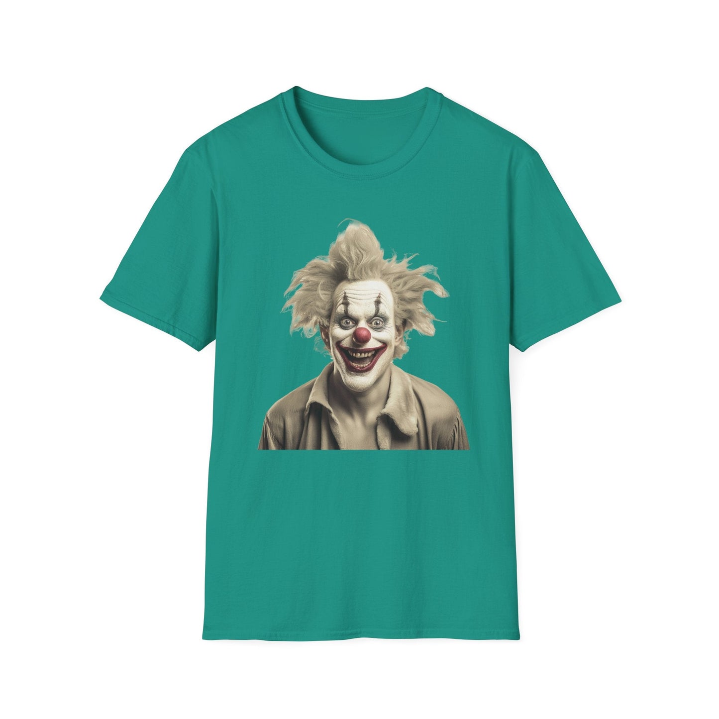 Clown Shirt Unisex T Shirt Funny Man Circus Shirt Scary Man Shirt Softstyle Gildan 64000