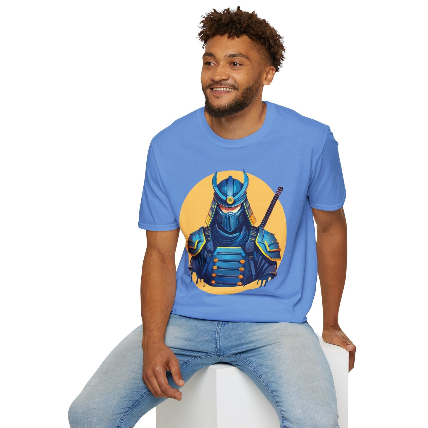 Samurai Shirt Unisex Softstyle T Shirt 100 Percent Ring Spun Cotton Tee For Everyday Comfort