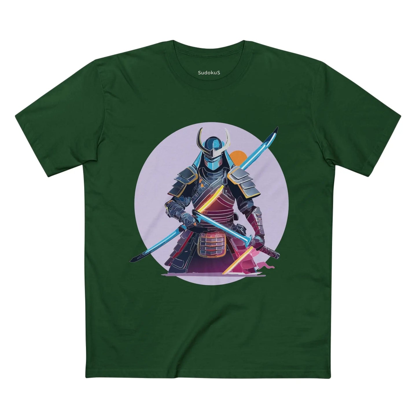 Samurai Graphic Unisex 100 Cotton Staple Tee 2