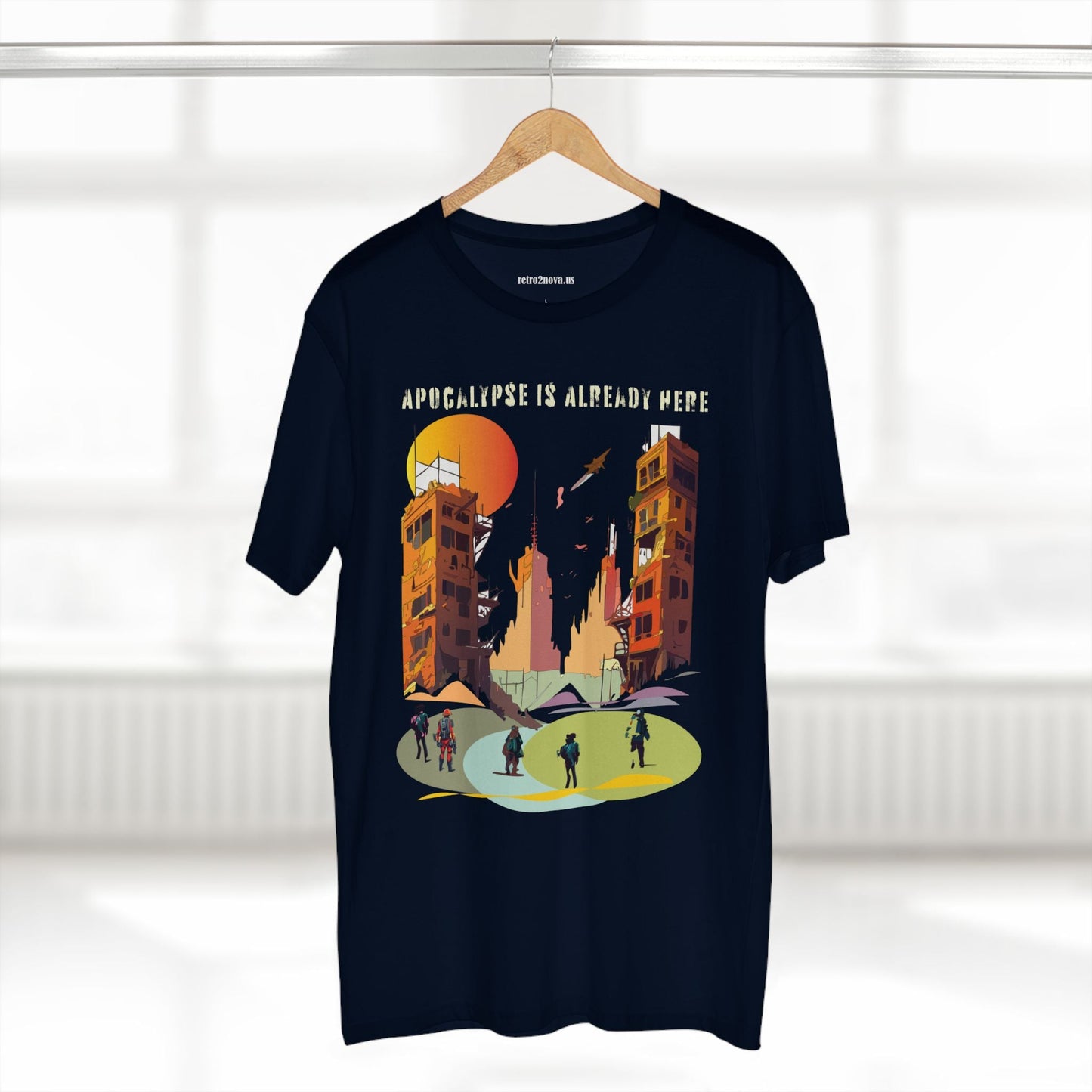 Cataclysm Doomsday Shirt Unisex Premium Cotton Tee With Original Art Design From Retro2Nova
