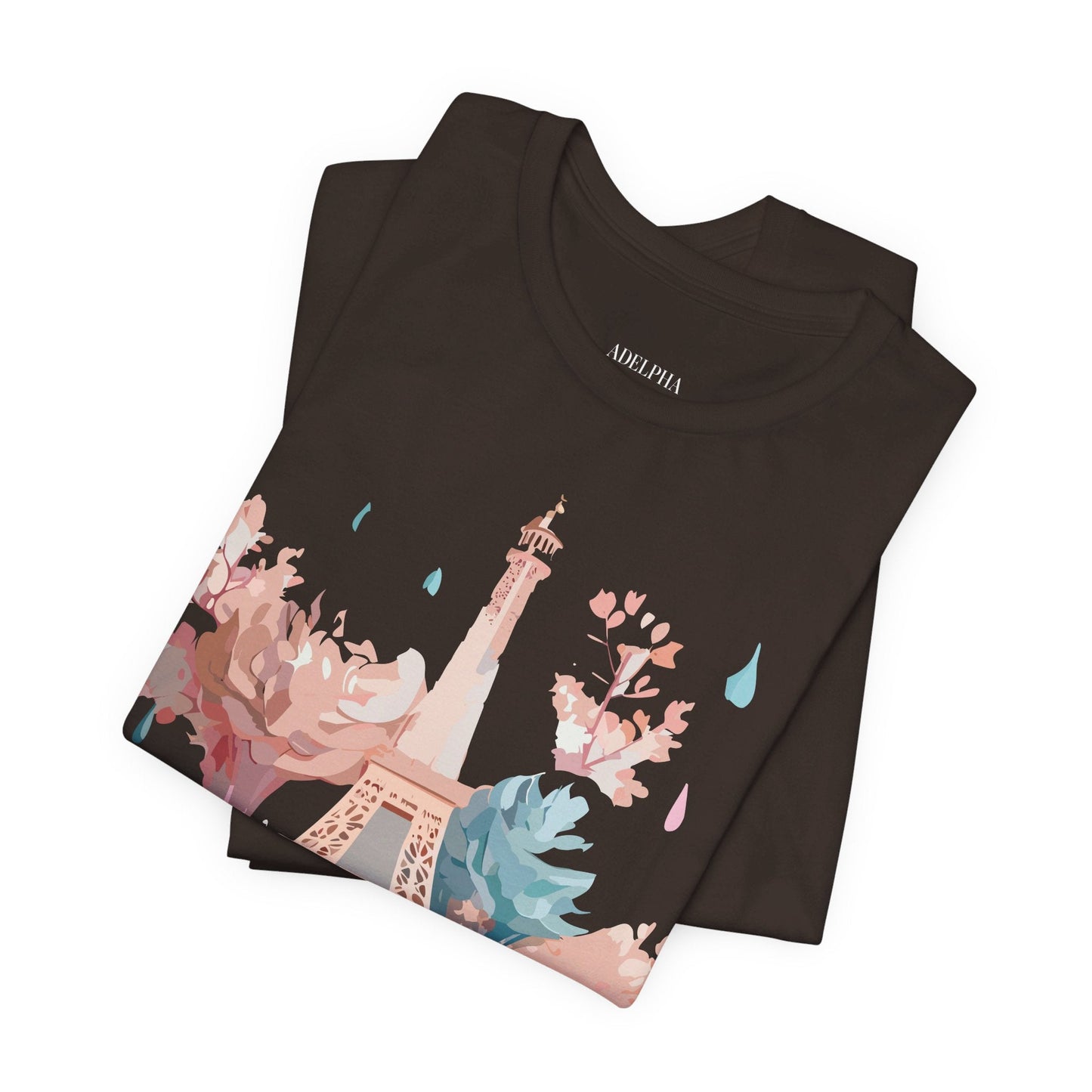 Unisex Paris Graphic Tee By Adelpha Vintage Inspired Tourist Shirt Short Sleeve Collection