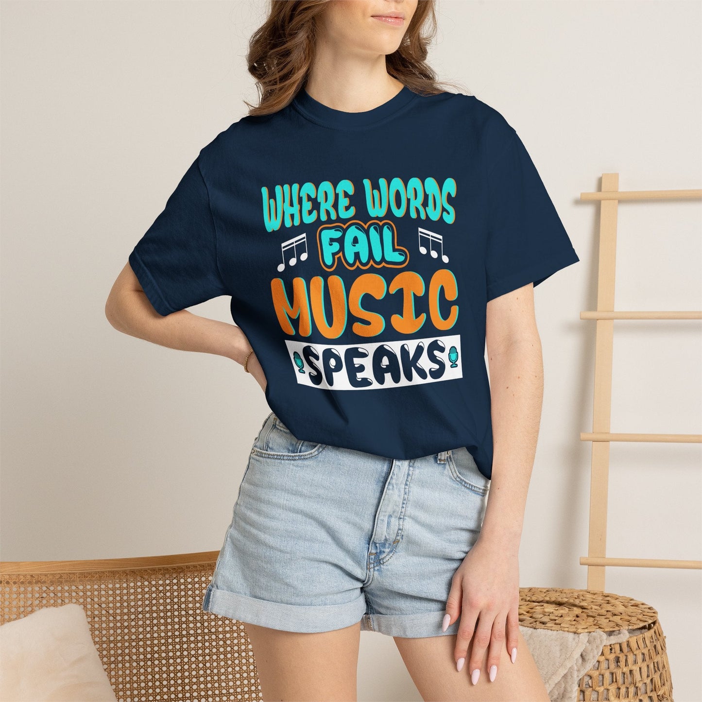 Music Graphic Design Unisex Cotton T-shirt 084