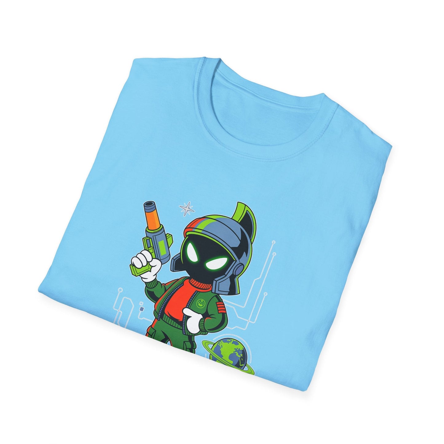 Gildan Softstyle 64000 Unisex Cartoon T Shirt With Animation And Funny Animals Design
