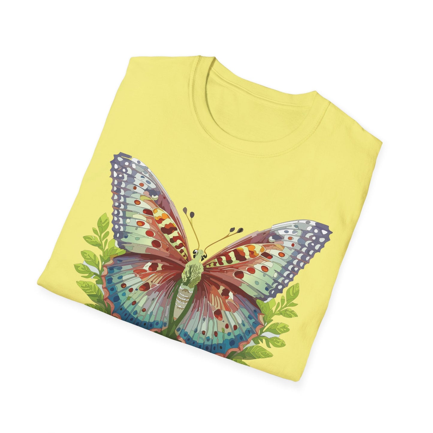Butterfly Shirt Unisex T Shirt Gildan Softstyle 64000 Breathable Ring Spun Cotton Monarch Tee