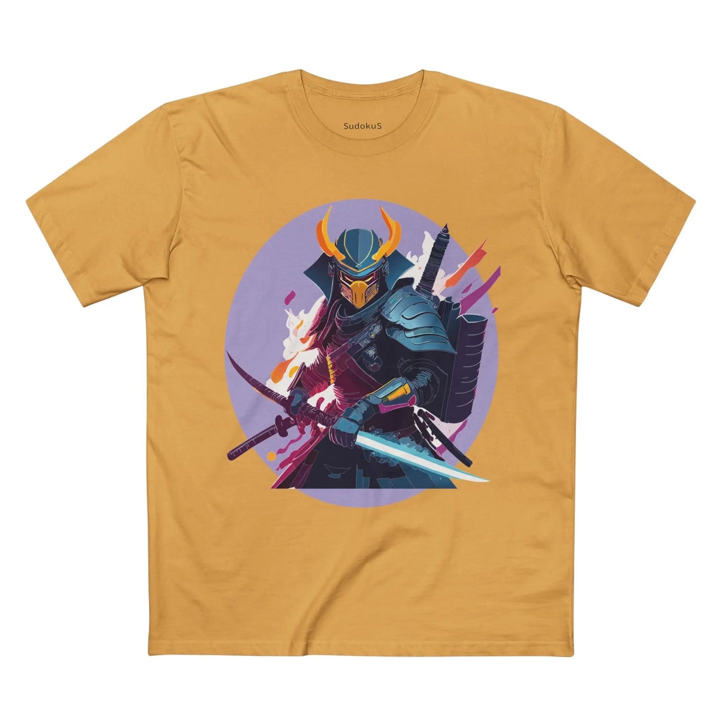 Samurai Graphic Unisex 100 Cotton Staple Tee 8