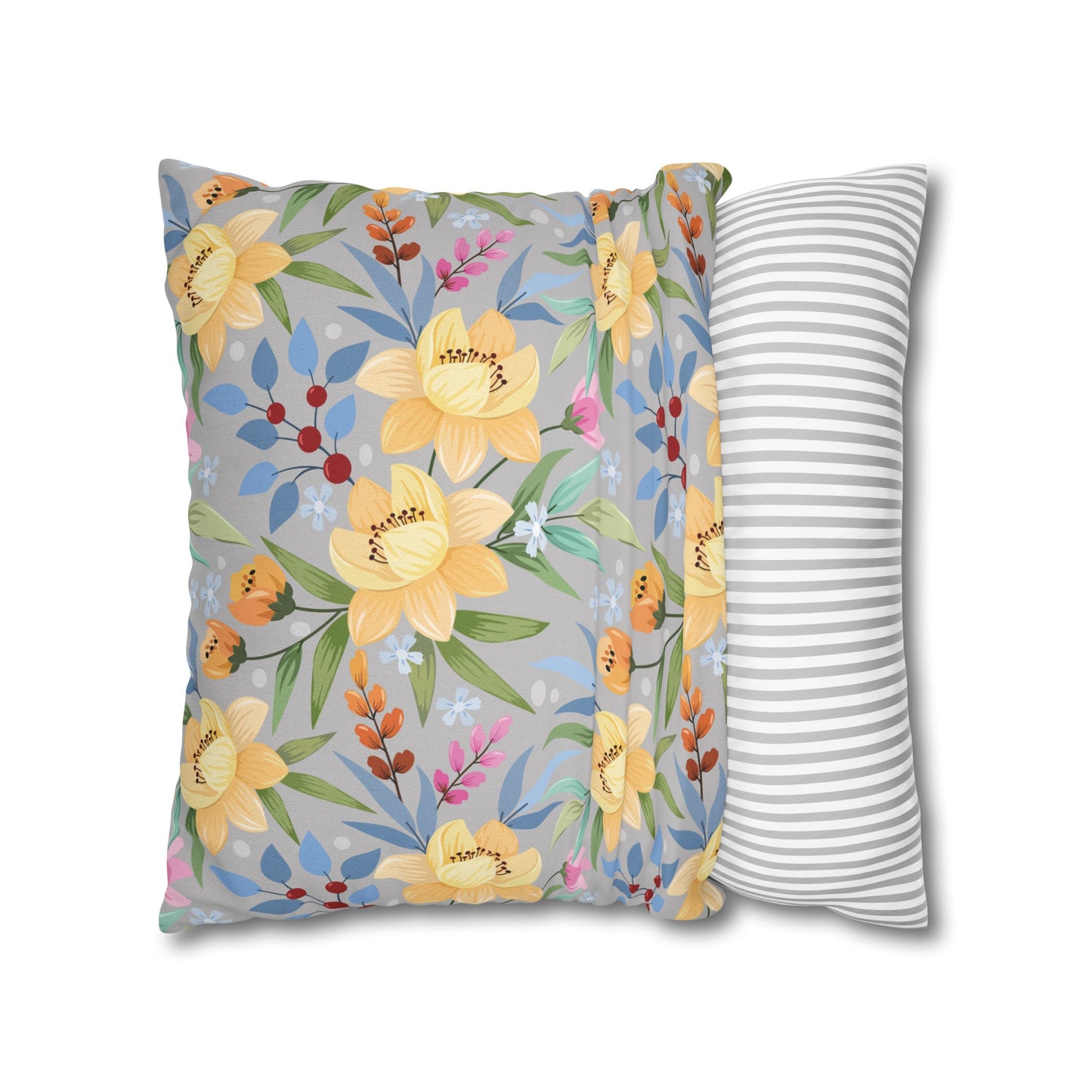 Floral Poly Pillowcase