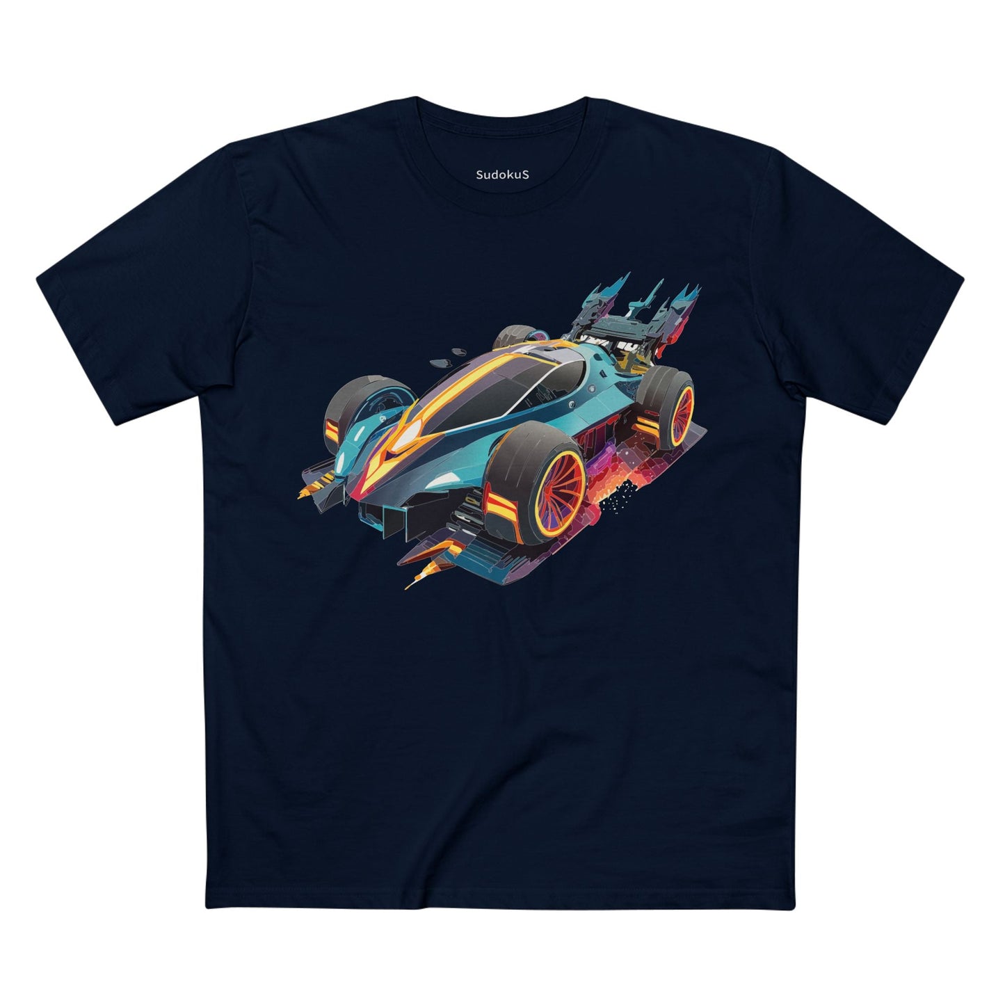 Car Graphic Unisex 100 Cotton Staple Tee 20