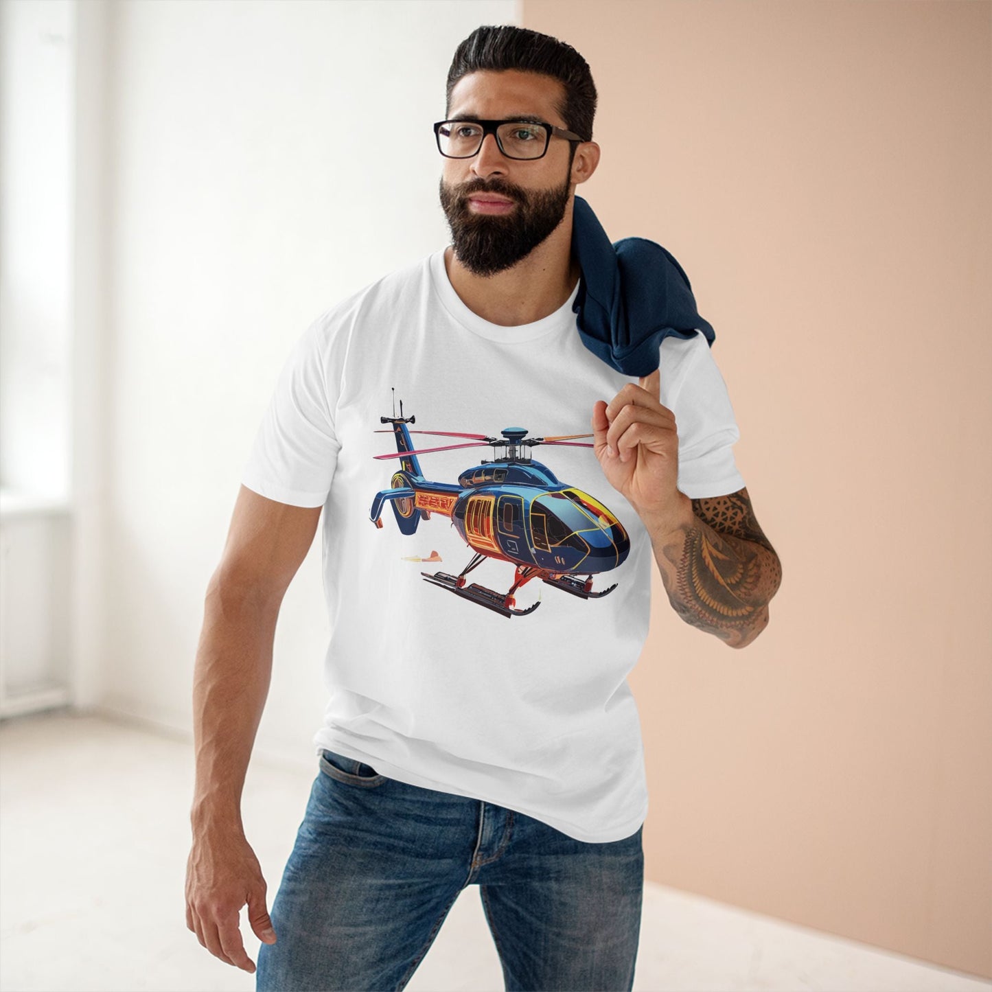 Chopper Graphic Unisex 100 Cotton Staple Tee 8