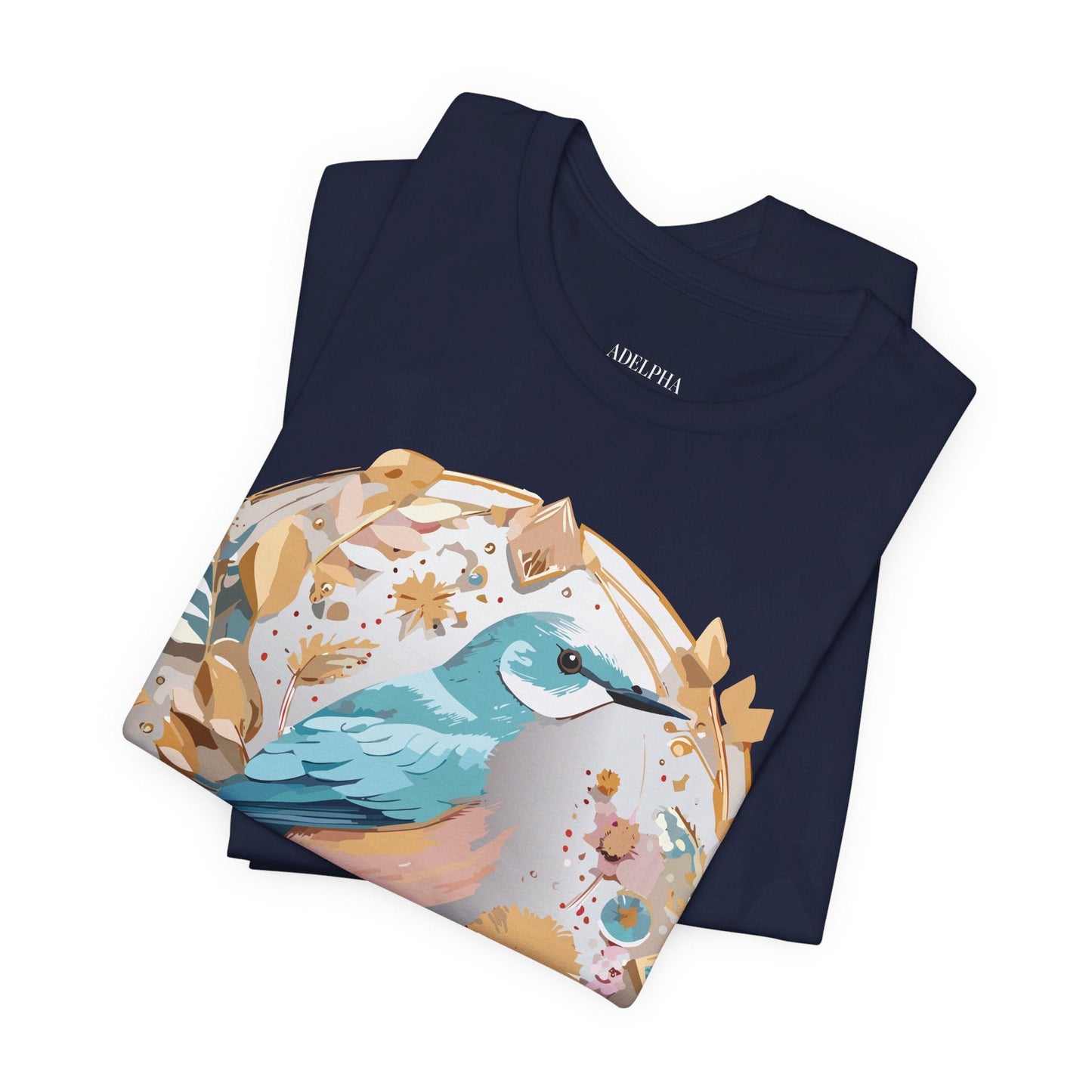 Adelpha Graphic T Shirt Unisex Jersey Short Sleeve Medallion Artwork Vintage Inspired Tee