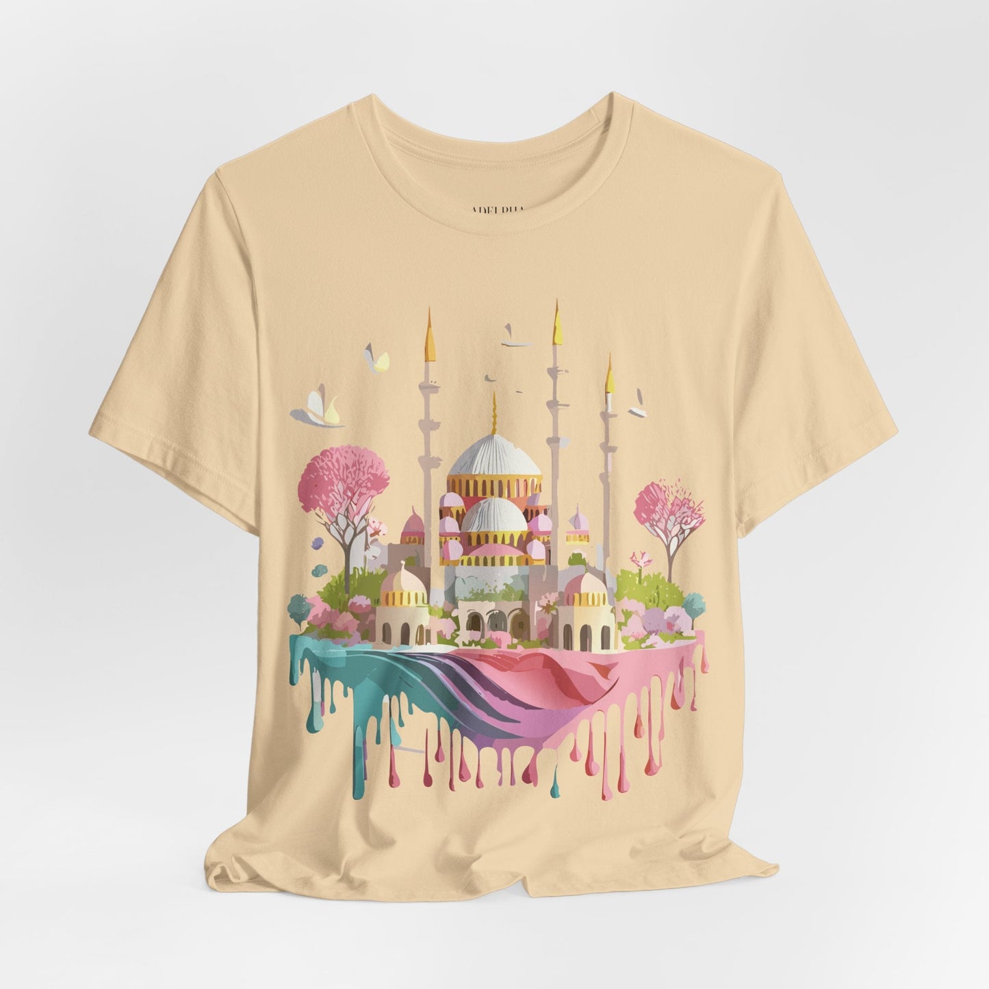 Istanbul Tourist Shirt Graphic Tee Unisex Jersey Short Sleeve Vintage Inspired Art Adelpha