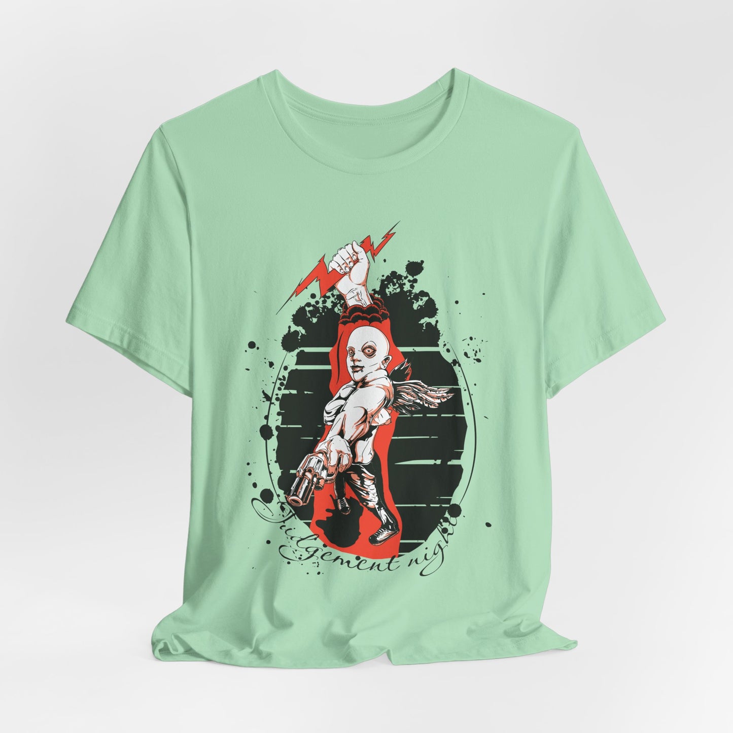 Judgment Night Tee, Artistic Tee, Graphic T-Shirt, Comic Tees, Artistic Comic T-Shirt, Vintage Top