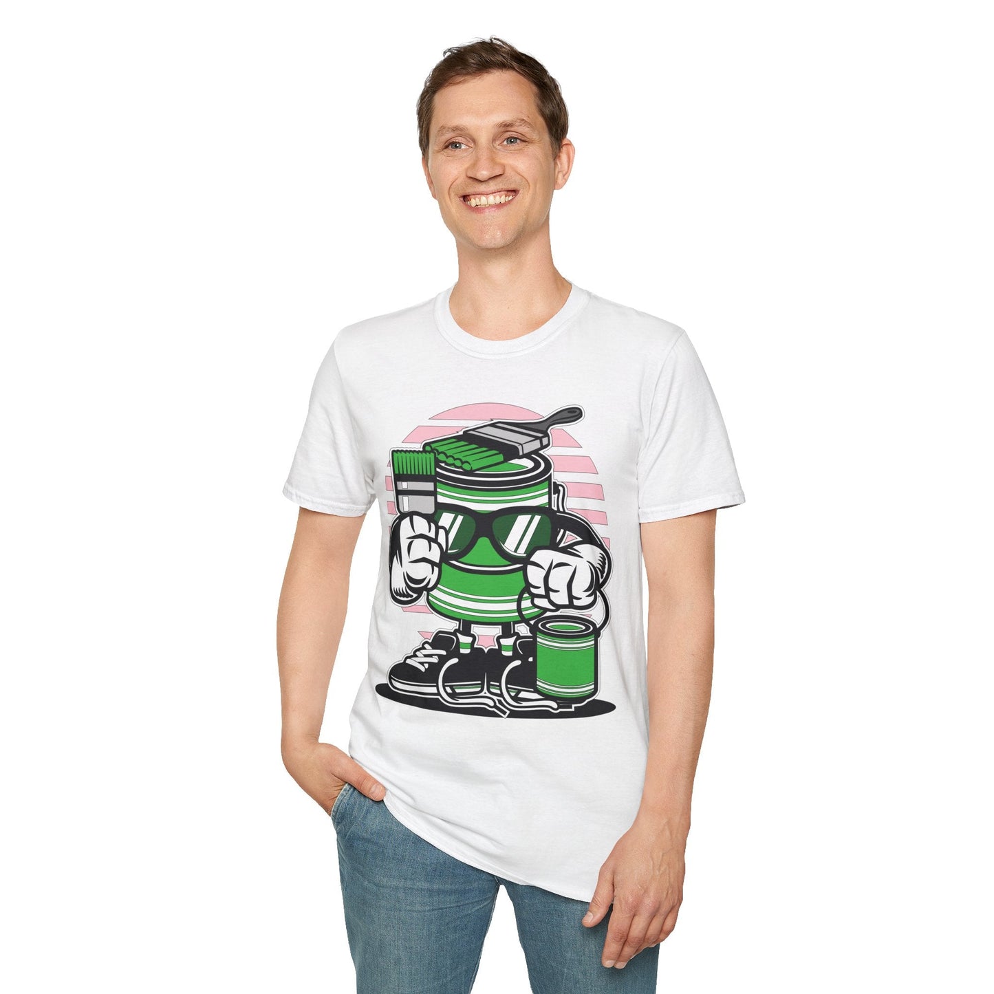 Cartoon T Shirt Animation Tee Funny Graphic Shirt For Unisex Gildan Softstyle 64000 Art Design