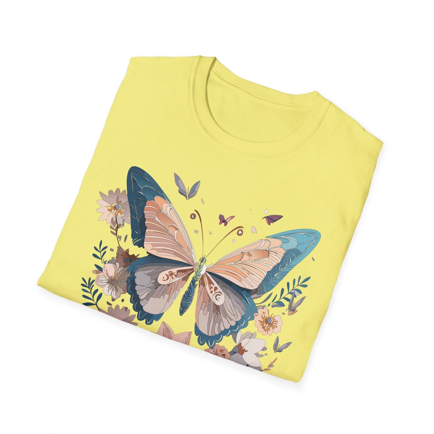 Monarch Butterfly T Shirt Unisex Softstyle Gildan 64000 Tee Lightweight Comfort Fit