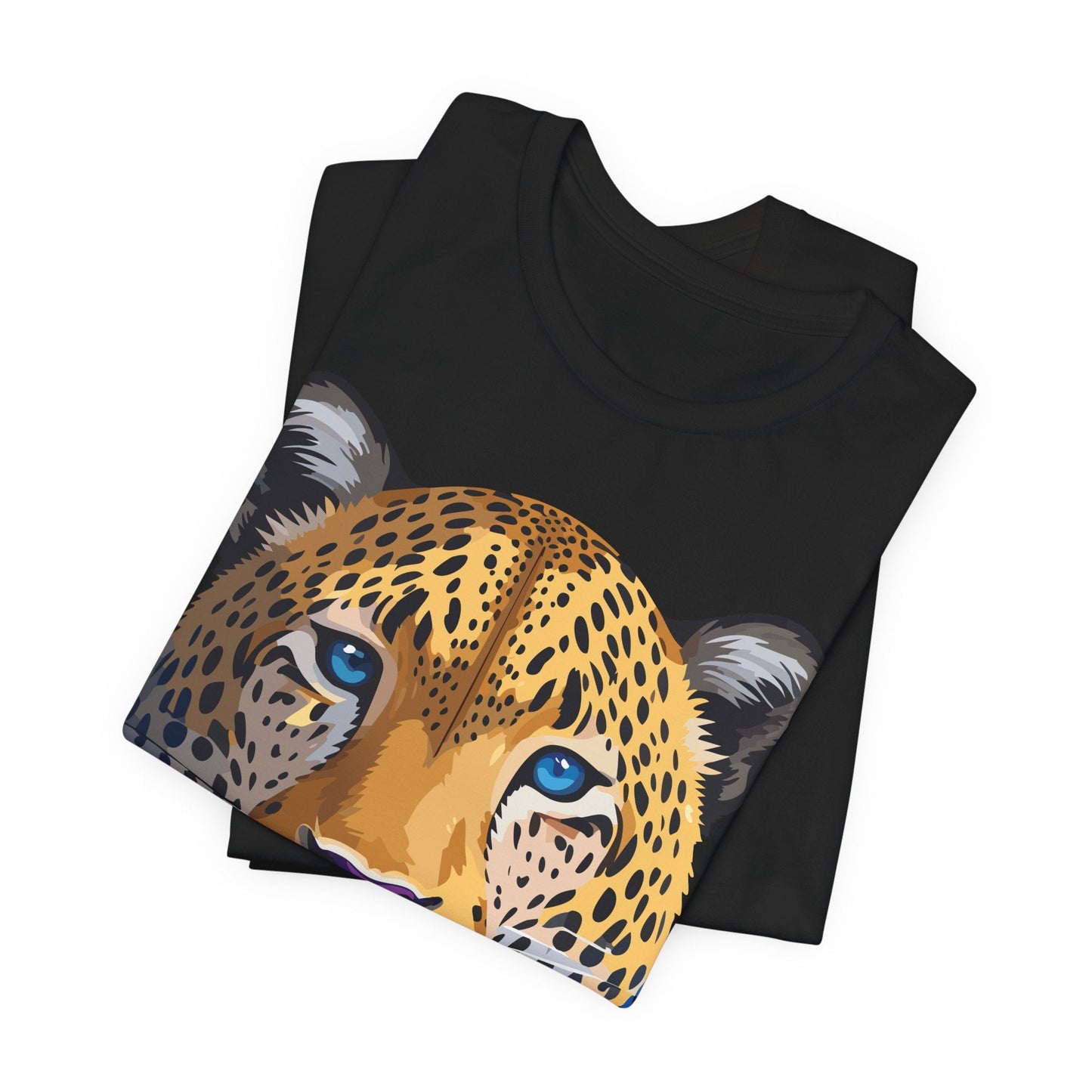Unisex Animal Graphic Tee Shirt With Wildlife Art Design For Everyday Comfort Short Sleeve