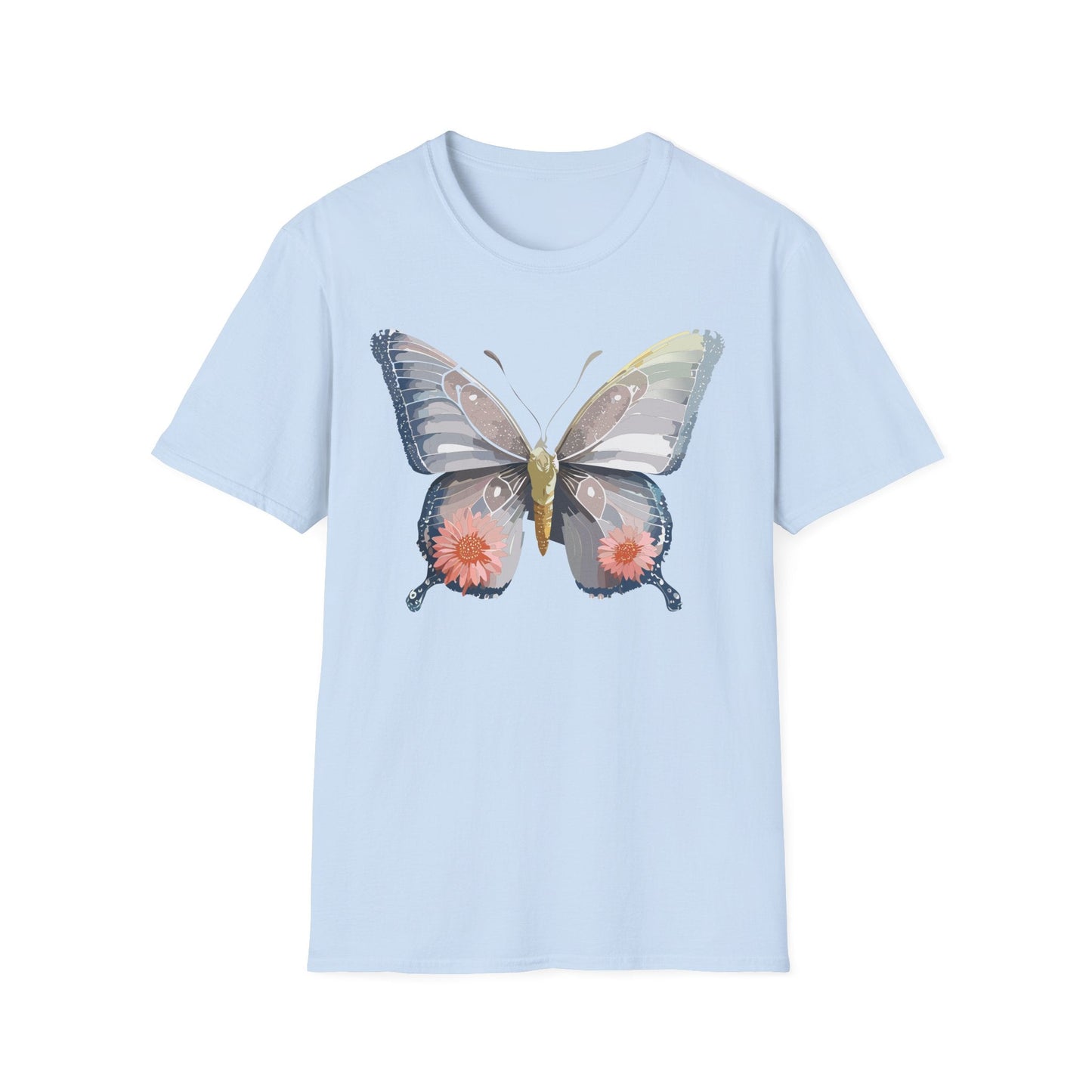 Butterfly Shirt Unisex T Shirt 100 Percent Ring Spun Cotton Softstyle Tee Monarch