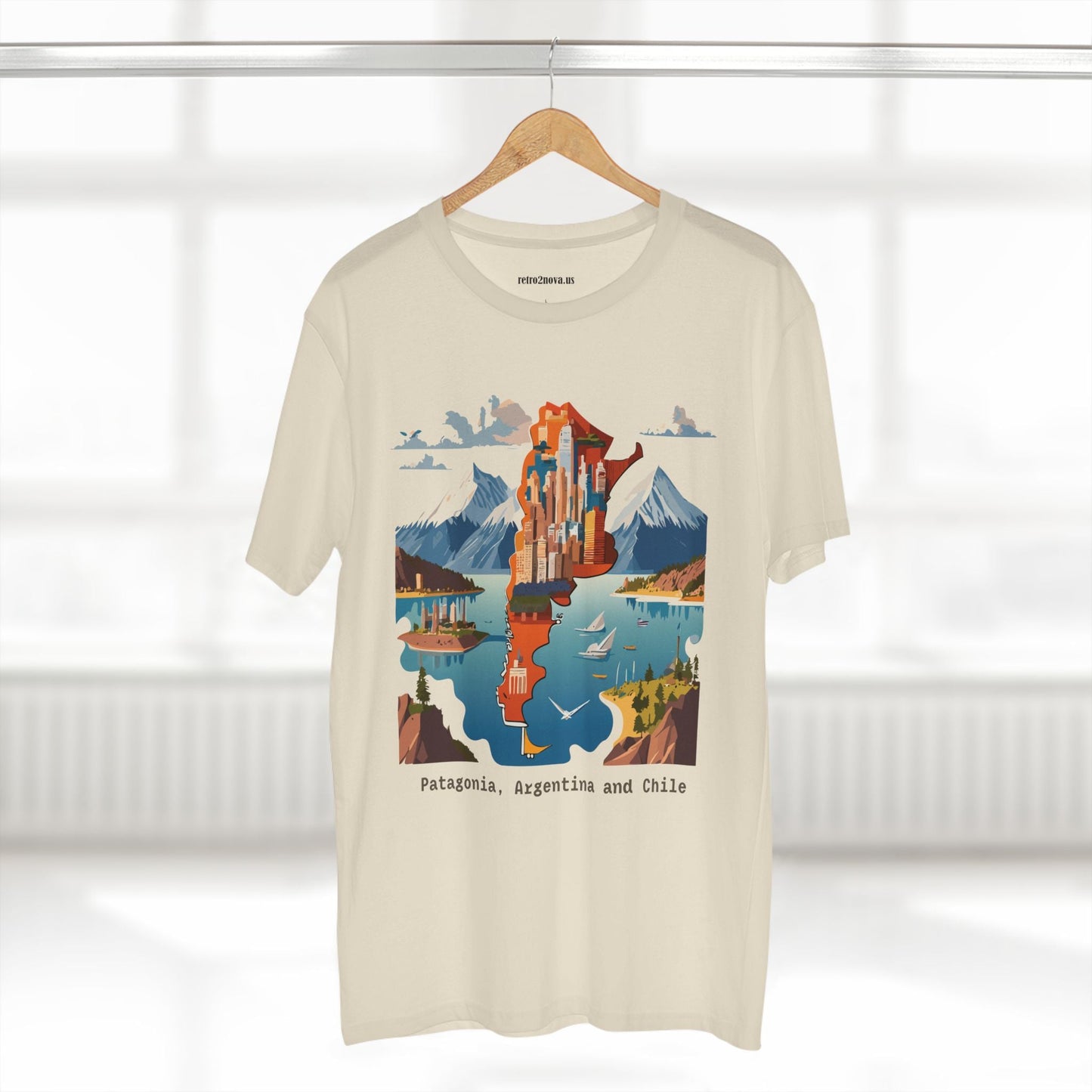 Travel Shirt For Tourists Unisex Premium Cotton Tee With Original Art Design By Retro2Nova
