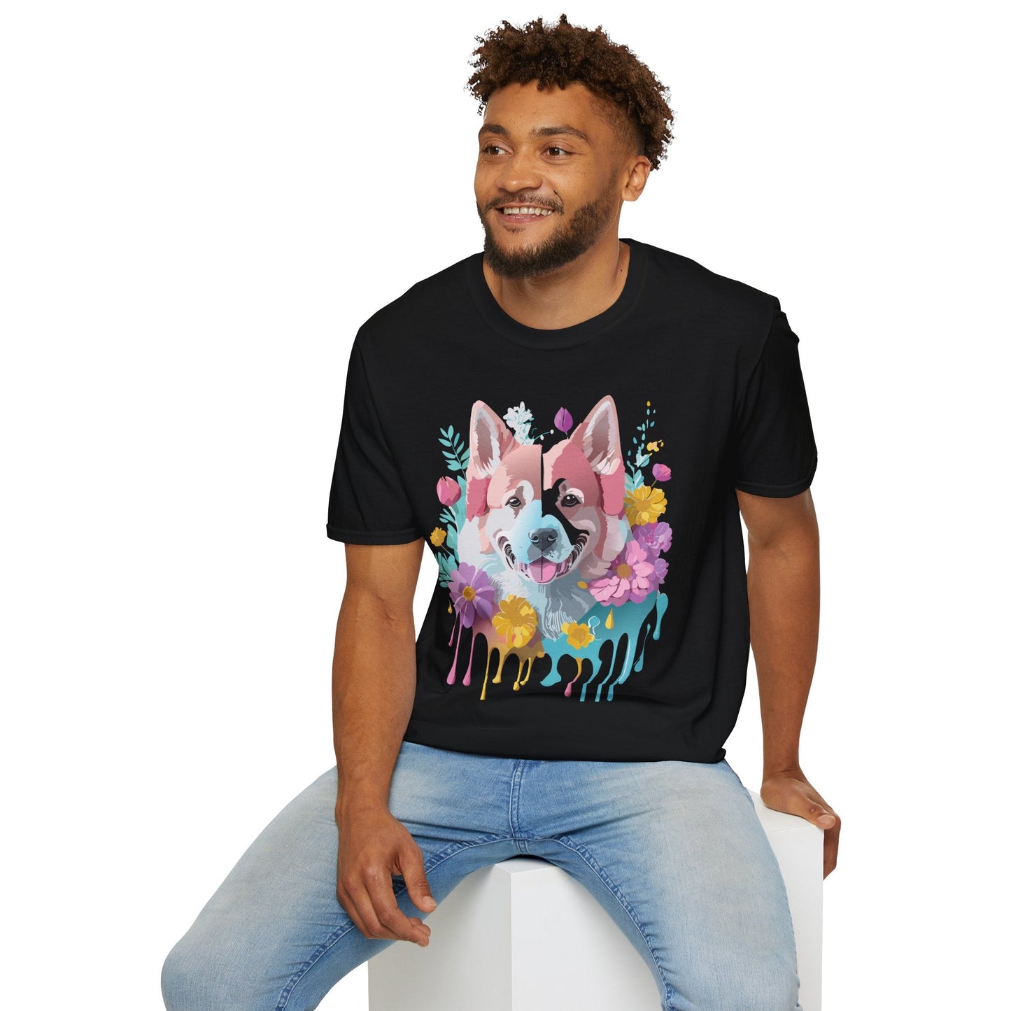Dog Shirt Unisex Tee Softstyle Cotton Comfort for Animal Lovers