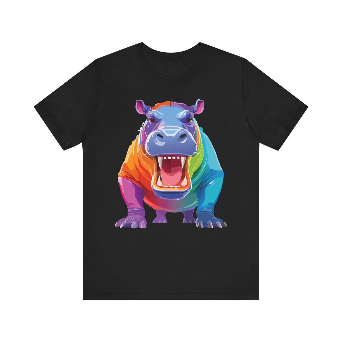 Wild Animals  Graphic Unisex Cotton Bella+Canvas Tee with Art Animal Design ab50