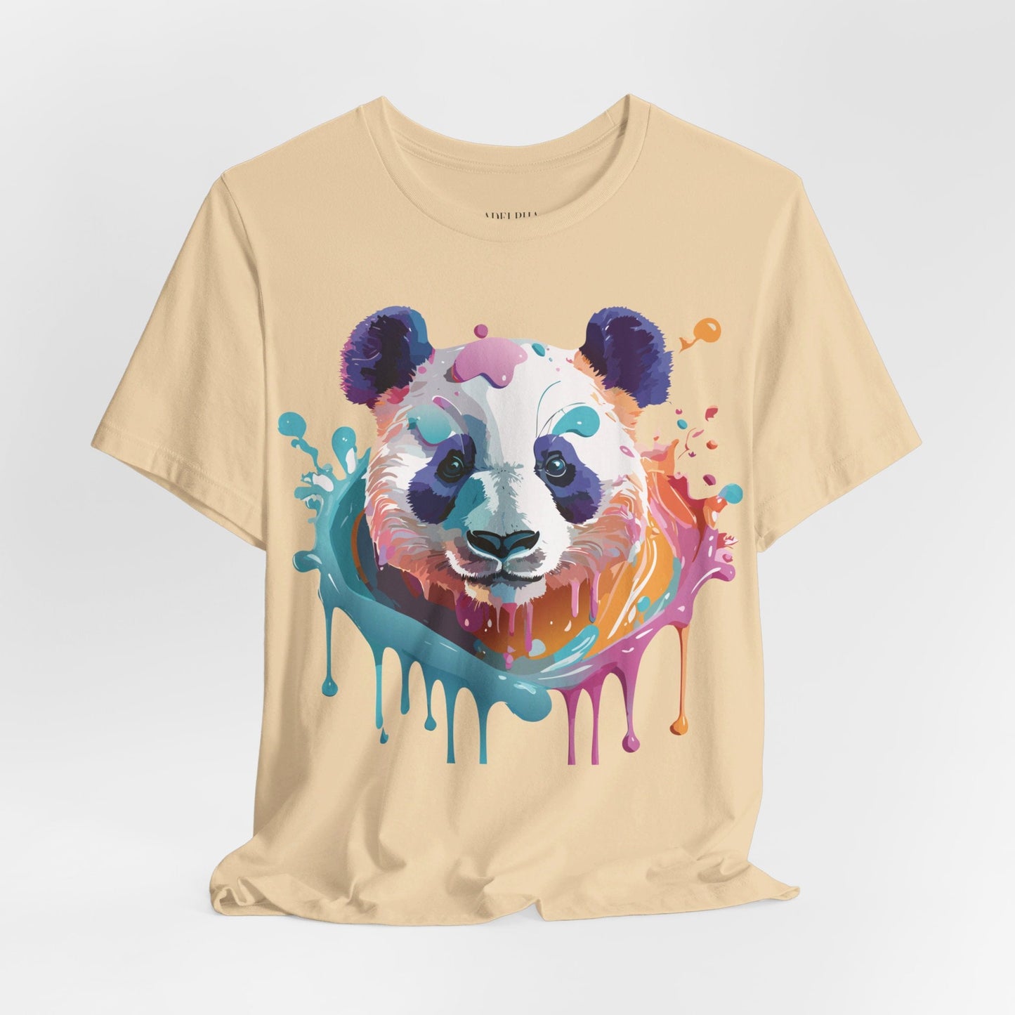 Panda Graphic Tee Unisex Vintage Inspired Art Design By Adelpha Premium Jersey Short Sleeve