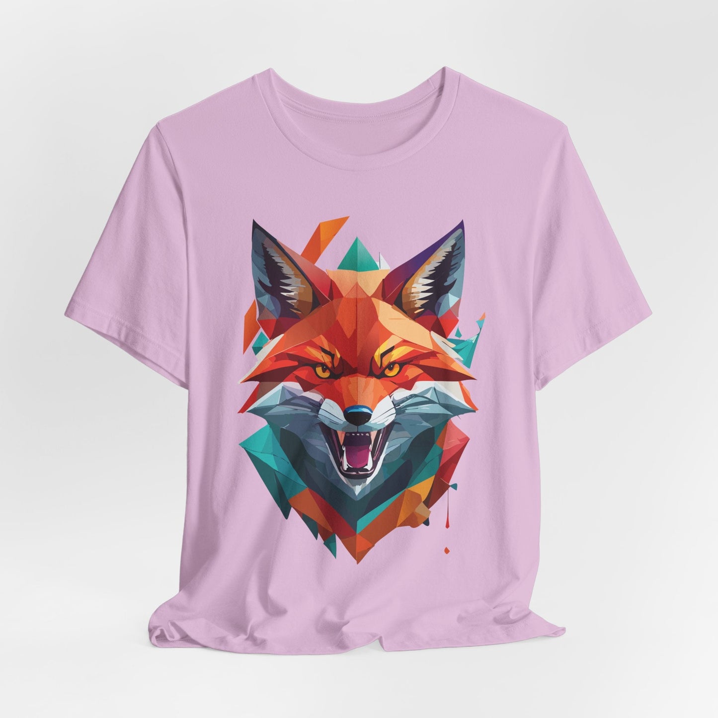 Unisex Animal Print Tee Shirt With Wild Animals Art Design For Men Women Soft Cotton