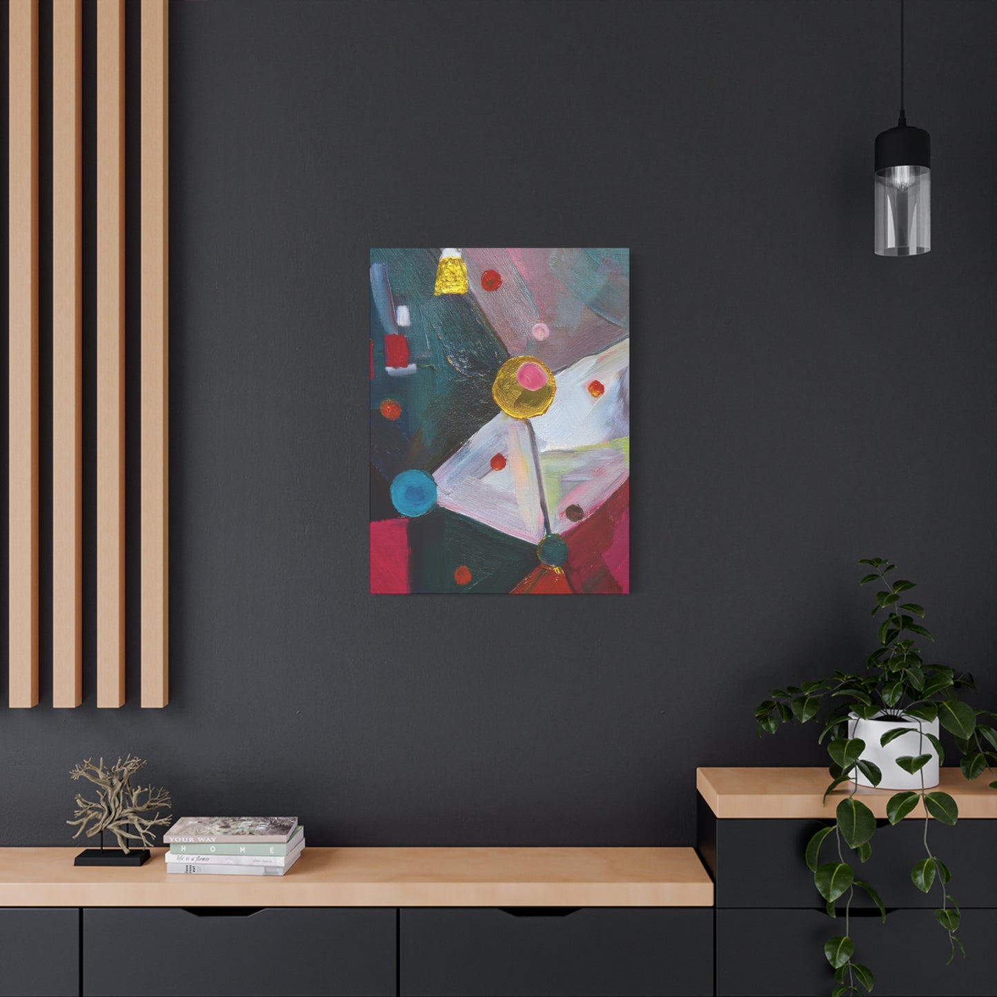Abstract Oil Painting Print Canvas 20x24,20x30,24x30 24x32,24x36,30x40 32x48,36x48,40x60 Pine-Wood Inner Frame ABS-166