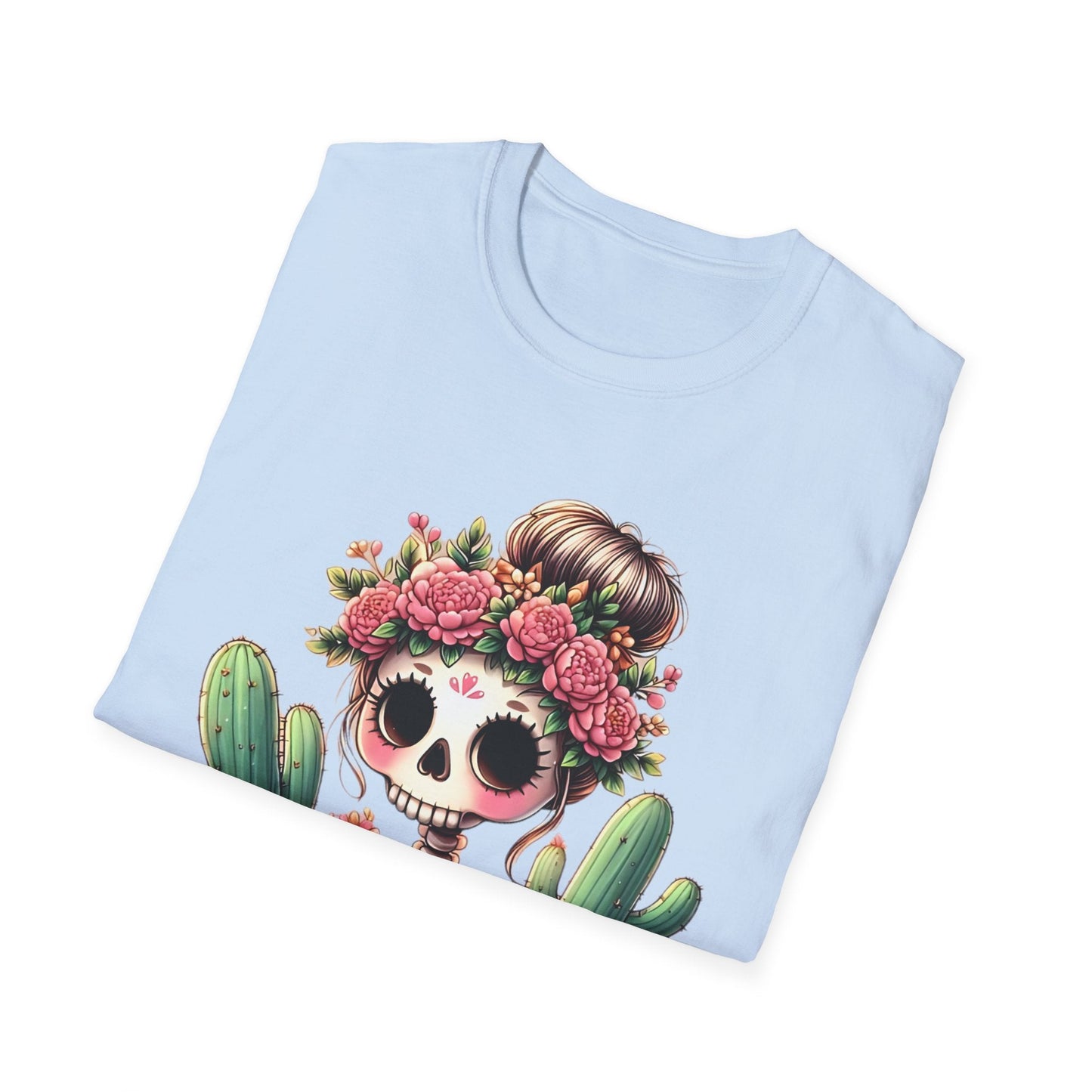 Skull Graphic Unisex Cotton T-shirt with Skeleton Artwork Design 15