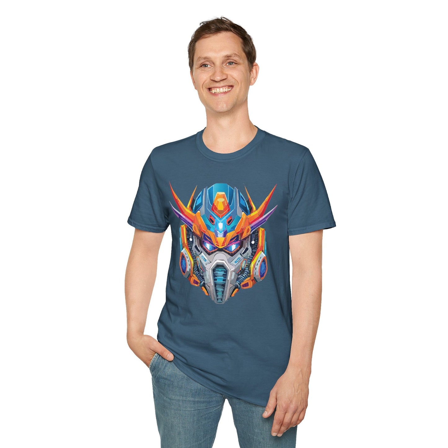 Cyborg Tee Unisex Robot And Terminator Shirt Softstyle 64000 Cotton Ring Spun Graphic Tee Everyday