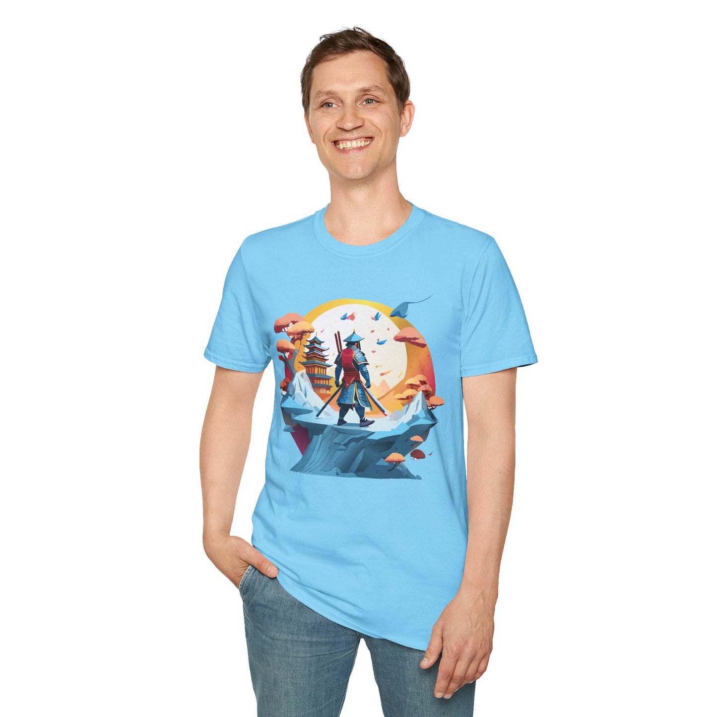 Samurai Shirt Unisex T Shirt Softstyle 64000 Gildan Tee For Everyday Comfort Durable Breathable