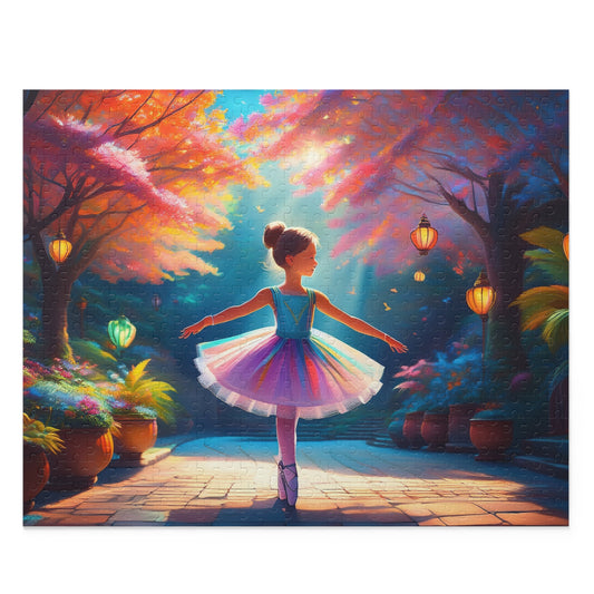 Ballerina Puzzle 500-Chipboard Pieces in Box | Kids Puzzles Size: 16" x 20",  Ages 9+ and Family pn20