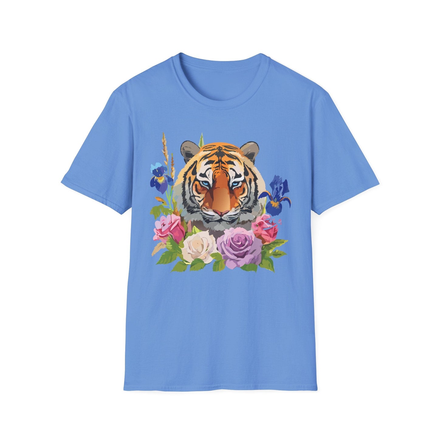 Unisex Tiger Shirt Softstyle Graphic Tee 100 Percent Cotton Apparel
