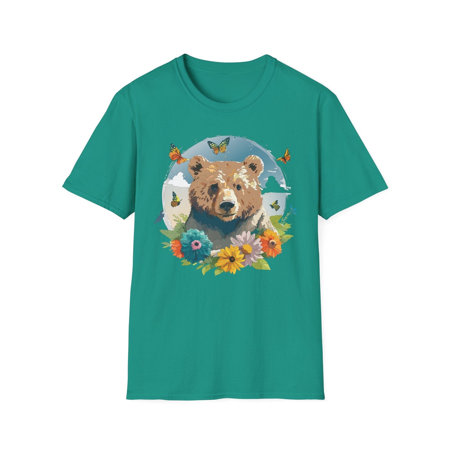 Bear T Shirt Unisex Teddy Bear Tee Softstyle 64000 Ring Spun Cotton Tee Lightweight Breathable