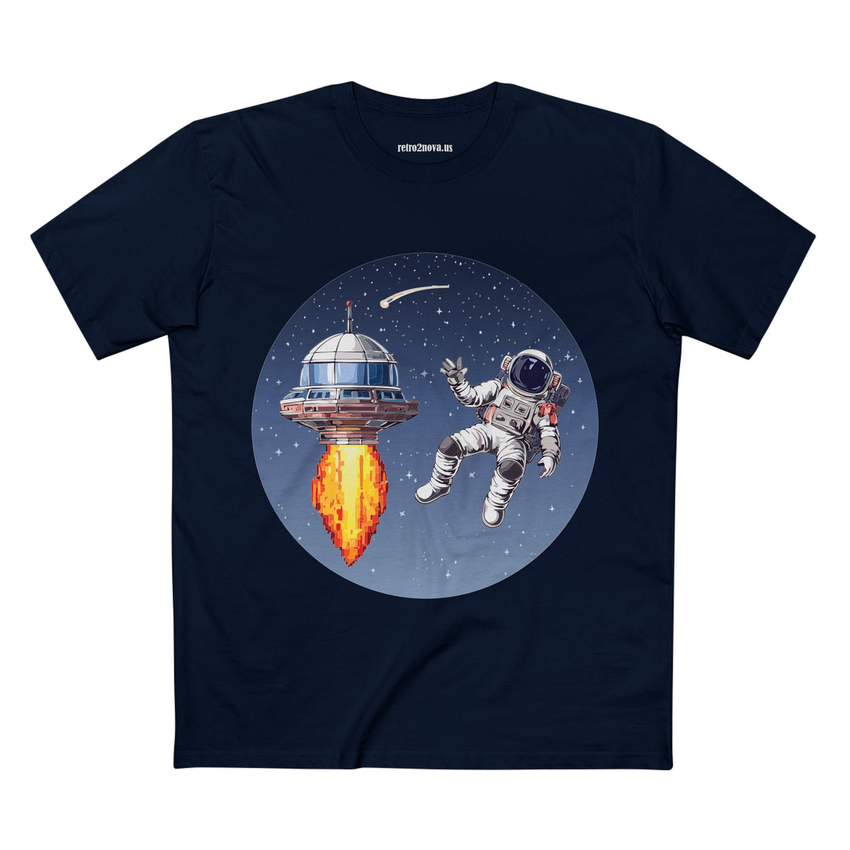 Cosmos Astronaut Graphic Tee Staple Unisex 100 Cotton Tee Shirt - CS-14