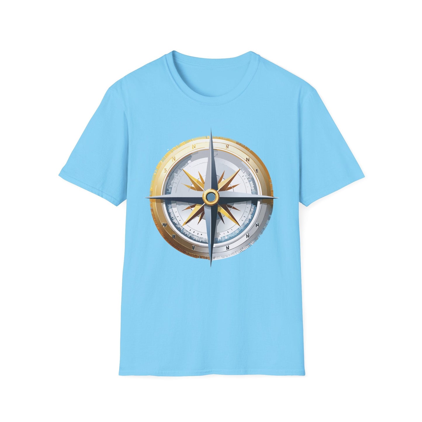 Compass Navigator Graphic Tee Unisex 100 Cotton 13