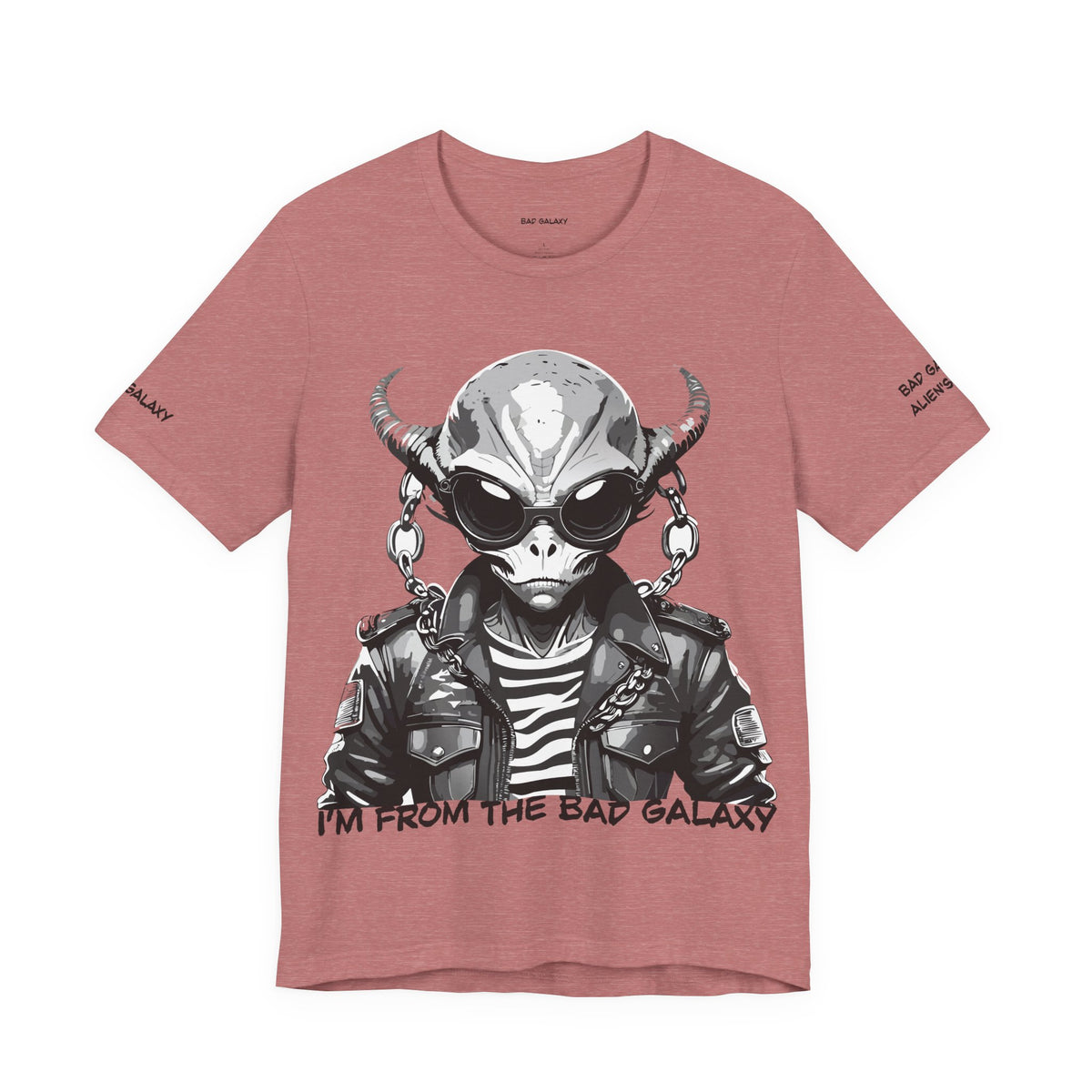 Alien Graphic Unisex Cotton Bella+Canvas Tee with Art Design b74