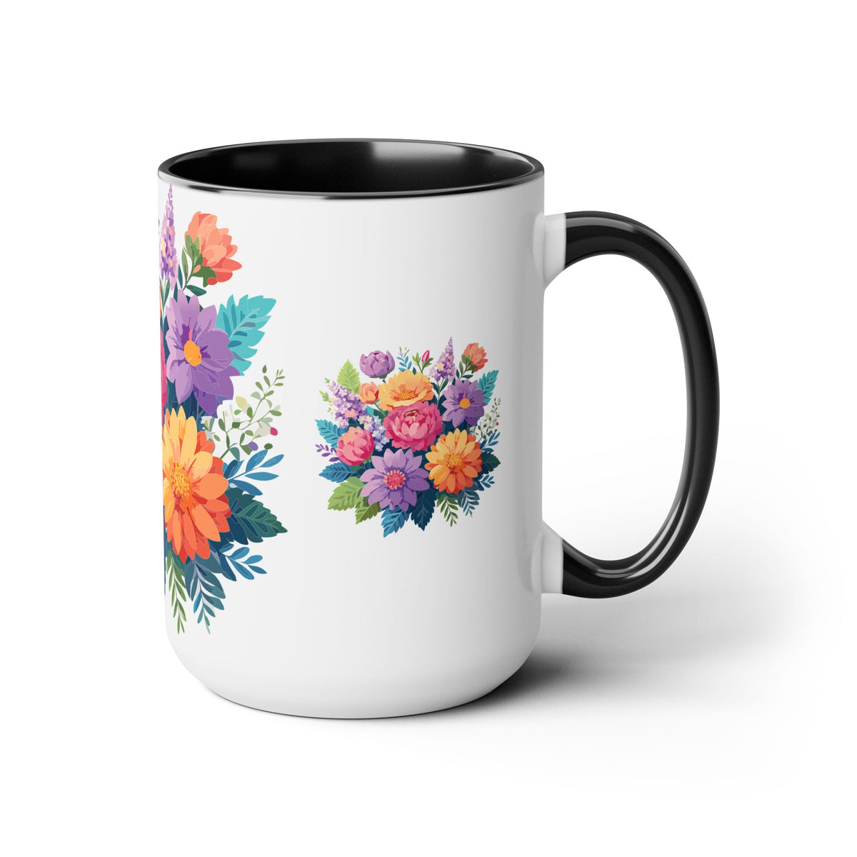 Floral Mug, Floral Cup