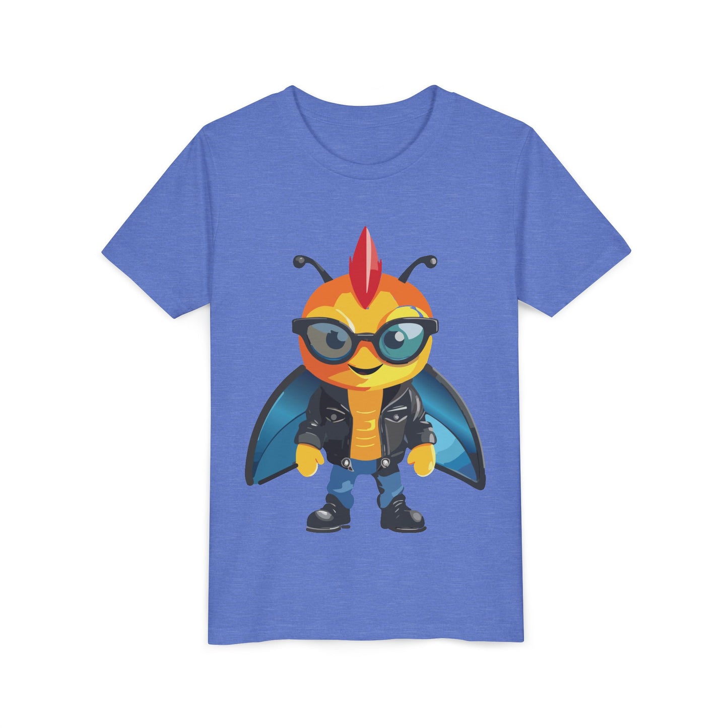 Cool Cartoon Fly Youth Short Sleeve Tee - Fun Graphic T-Shirt for Kids (9-14)