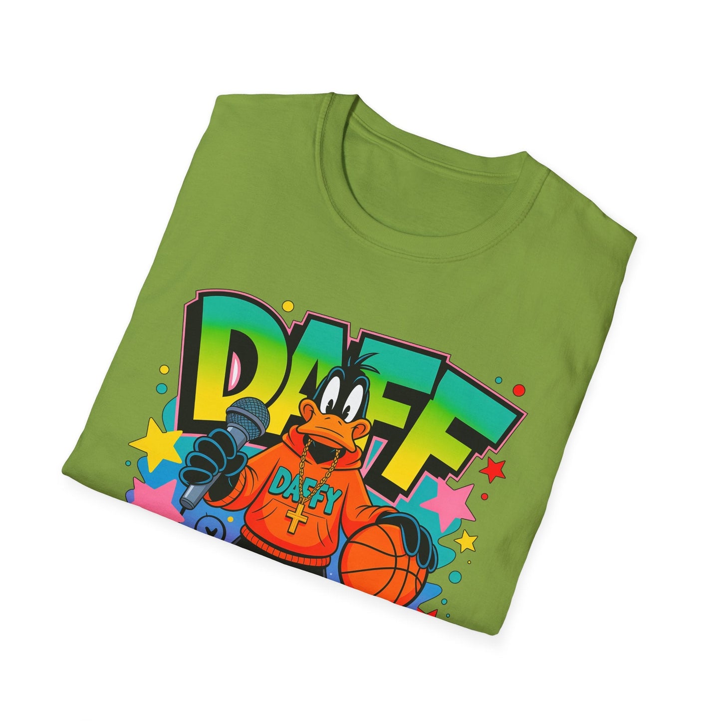 Unisex Cartoon T Shirt With Animation Design Funny Animals Tee Gildan Softstyle 64000