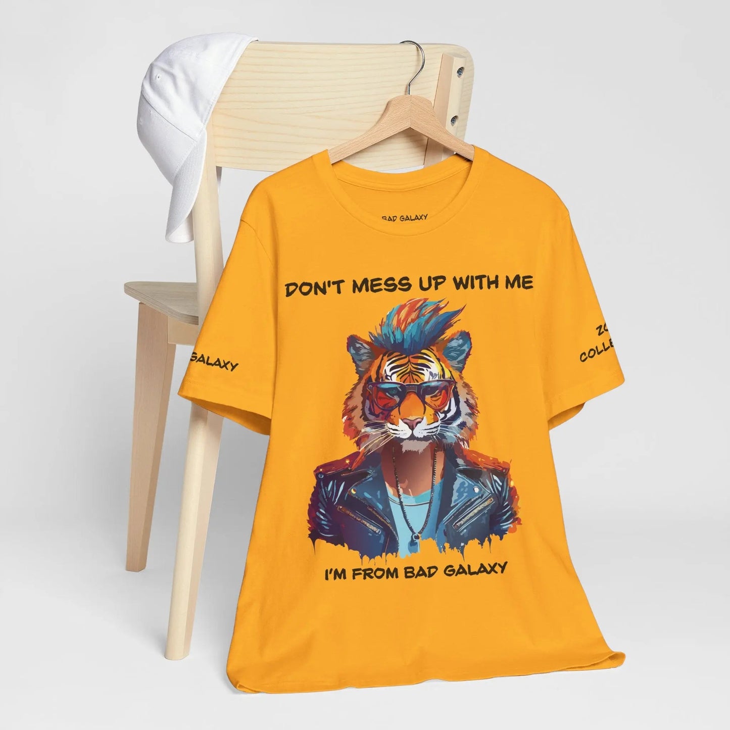 Animal T Shirt Bad Galaxy Made To Order Cotton Tee With Eco Friendly Inks Free Shipping USA