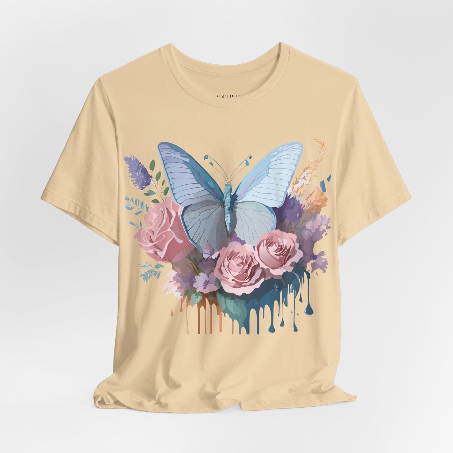Butterfly Graphic Tee Unisex Jersey Shirt Adelpha Vintage Art Design