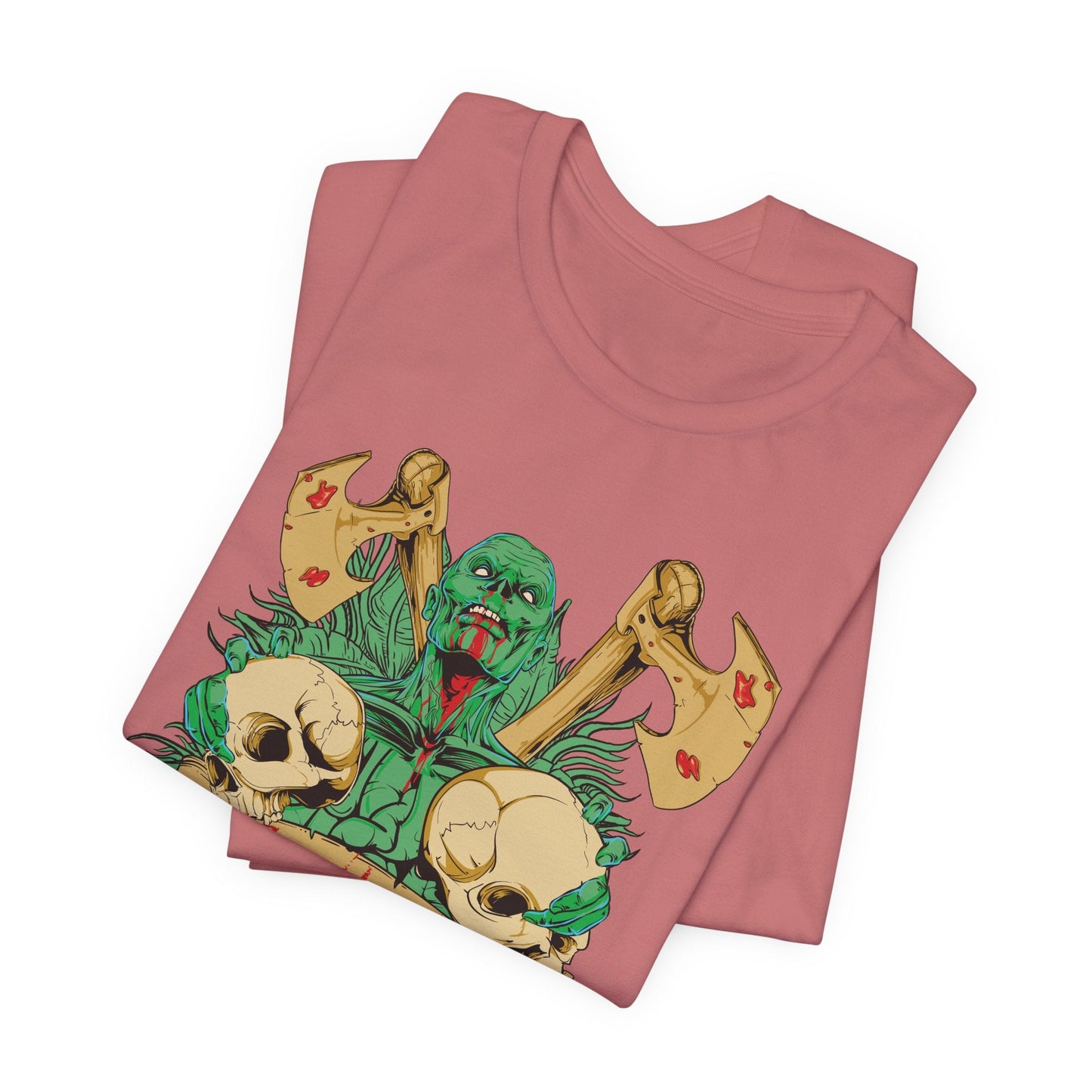Cthulhu Skull Axes Testimony Tee Lovecraft Horror Mythos Shirt Art-42
