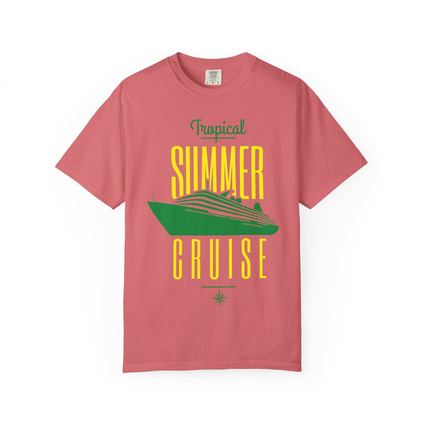 Unisex Garment Dyed T Shirt Relaxed Fit Comfort Colors 1717 Heavyweight 100 Percent Cotton