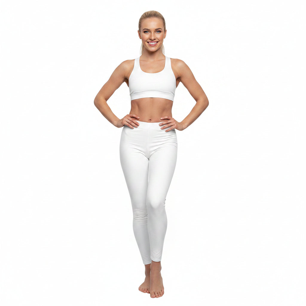 True White Women's Poly Span Yoga Leggings XS-2XL