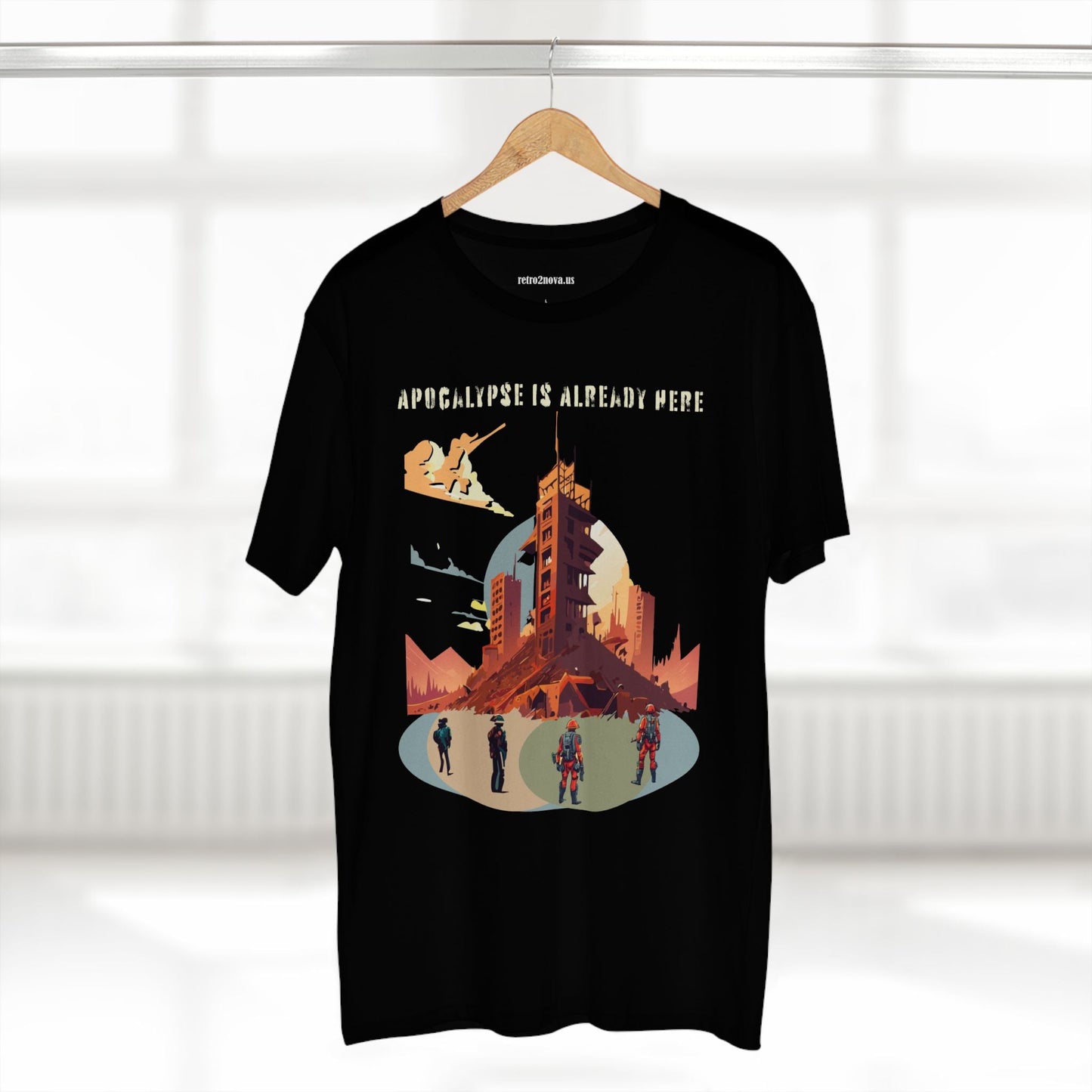 Cataclysm Doomsday Shirt Unisex Premium Cotton Tee With Original Retro Art Design