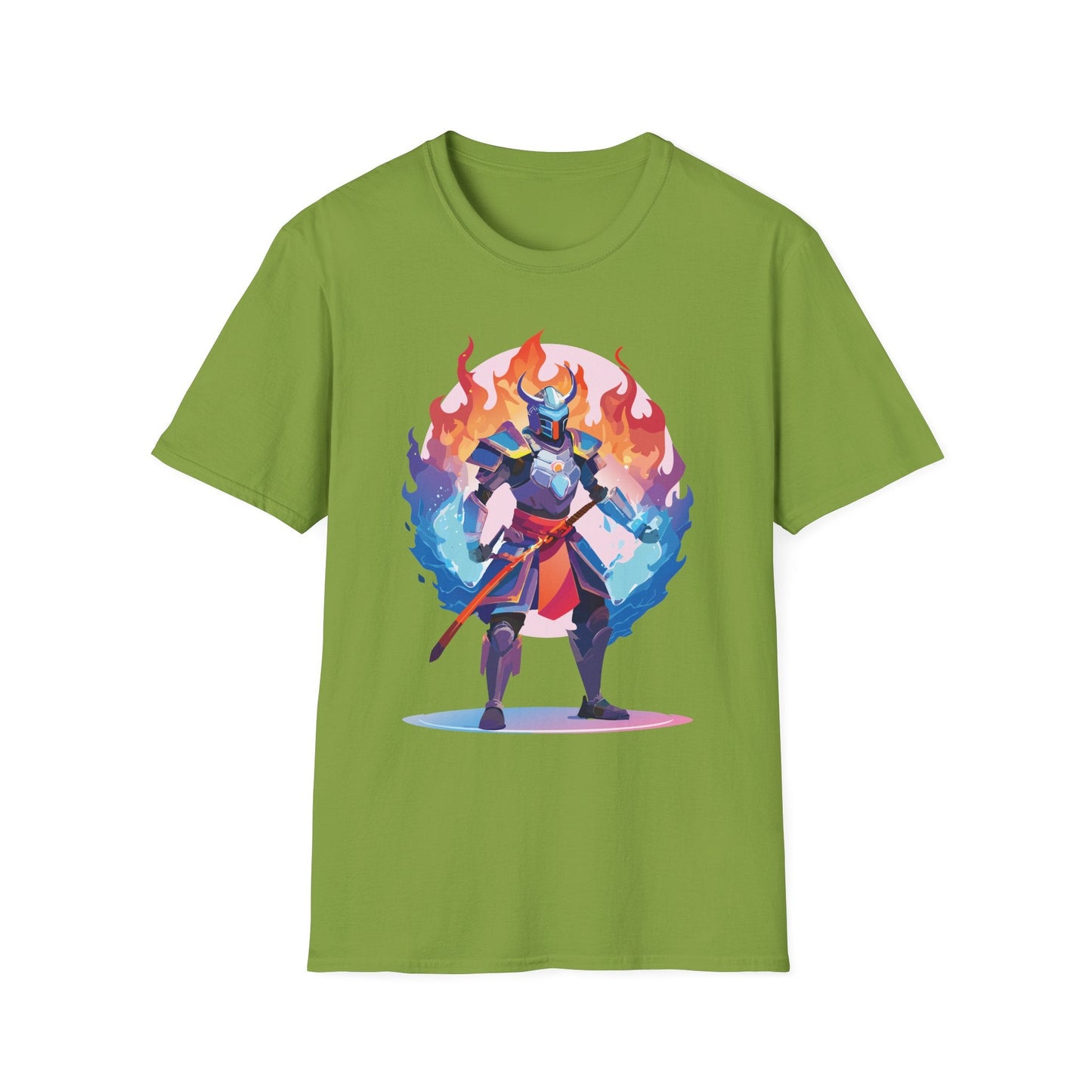 Samurai Shirt Unisex Gildan Softstyle 64000 Tee 100 Percent Cotton Comfortable Tee